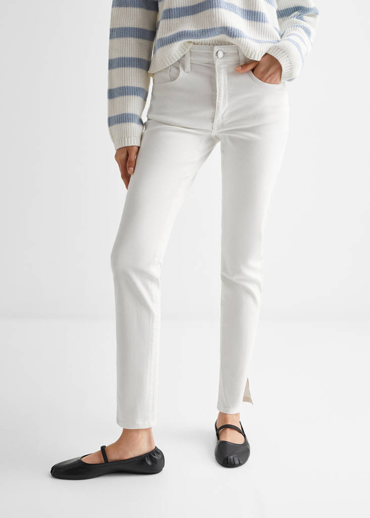 Skinny jeans with slit — Off White