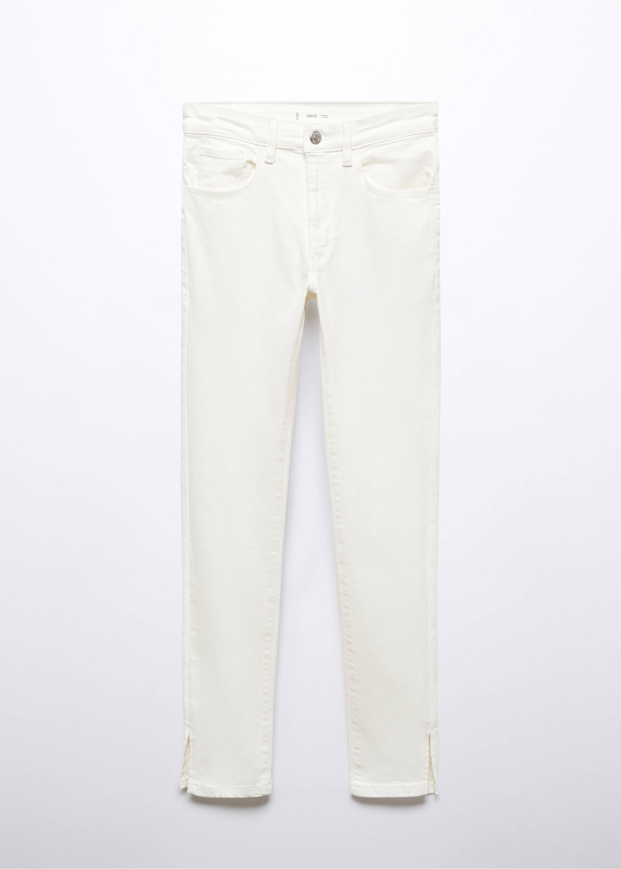 Jeans skinny abertura - Artículo sin modelo, Blanco roto. Ref: 57003264-00.
