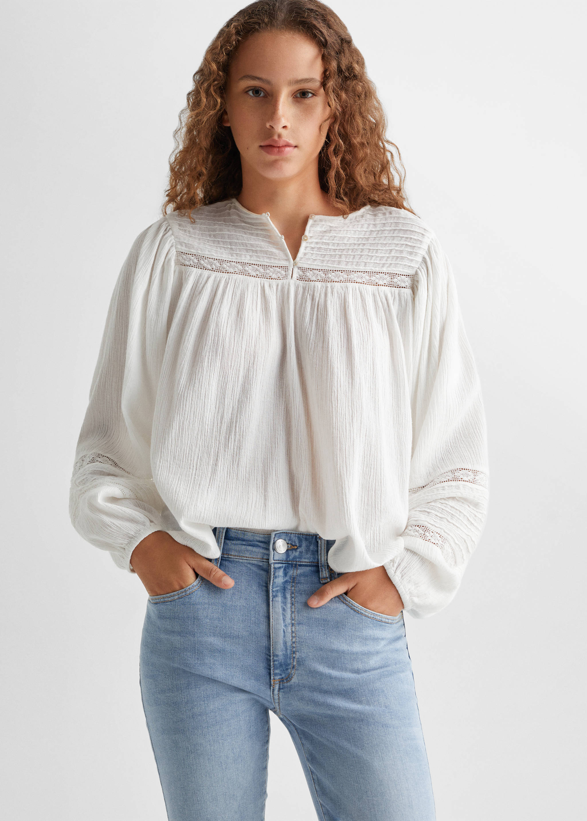 Jean skinny ouverture - Plan moyen