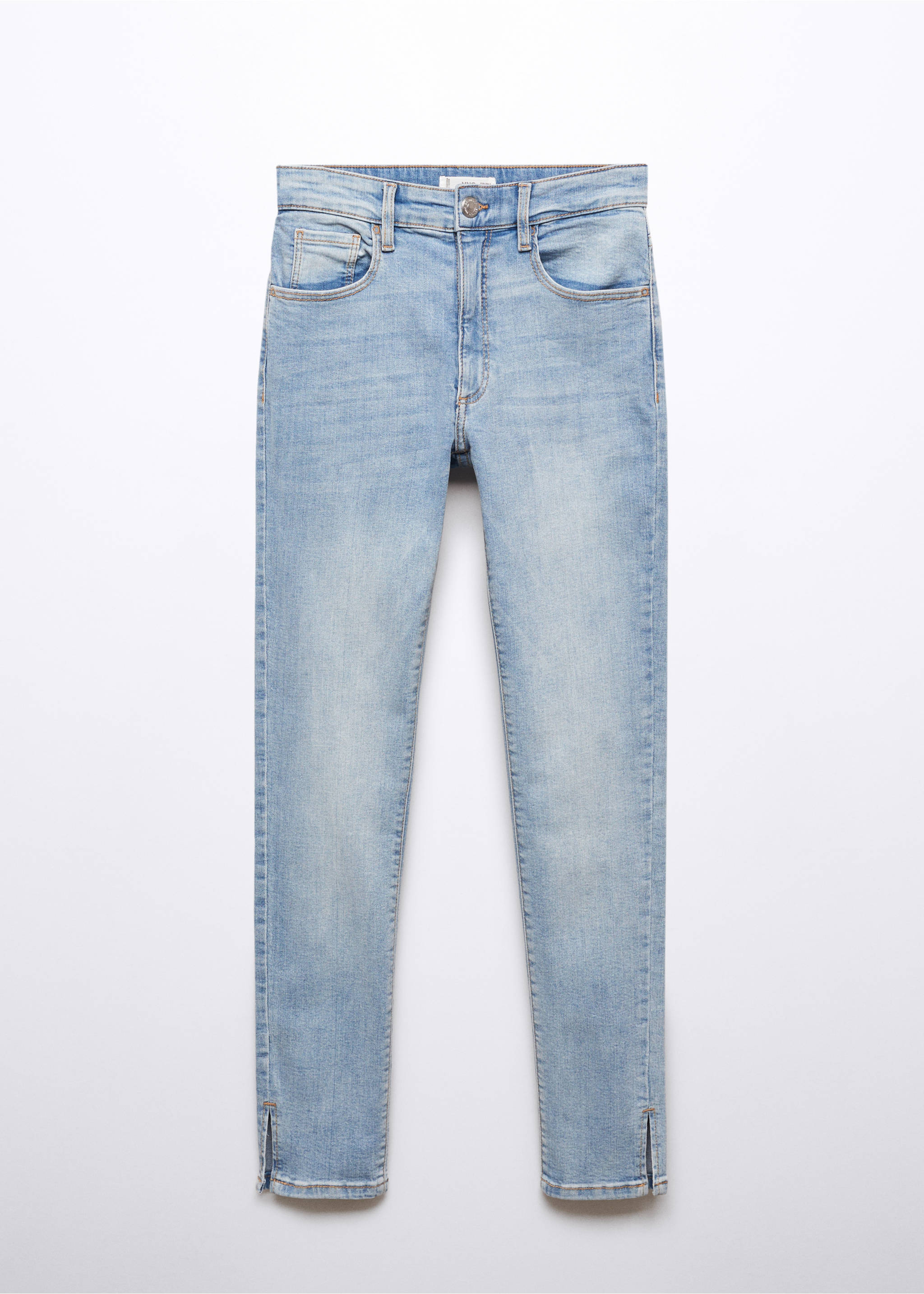 Jeans skinny abertura - Artículo sin modelo, Azul claro. Ref: 57003264-00.
