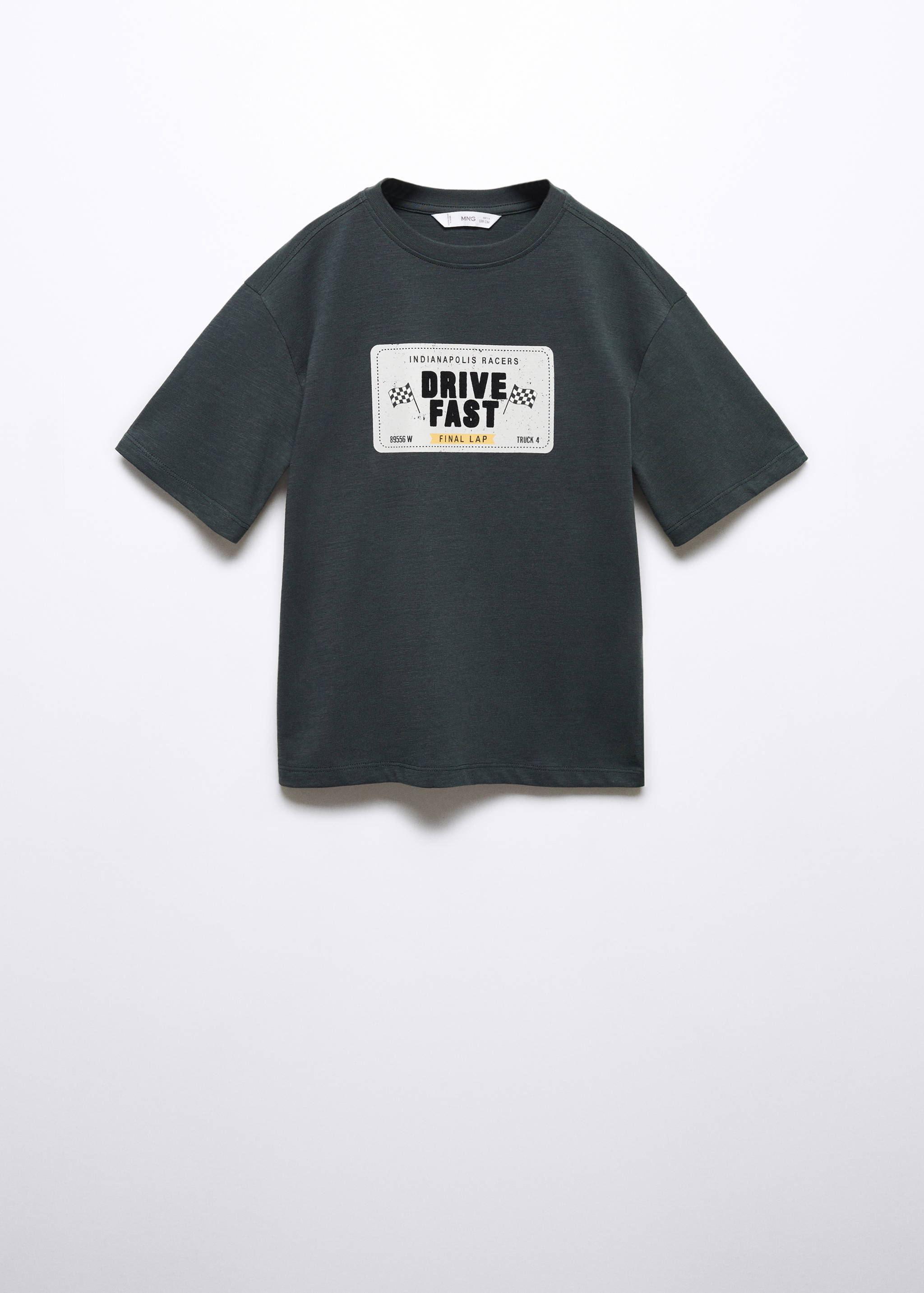 Printed cotton-blend T-shirt - Article without model