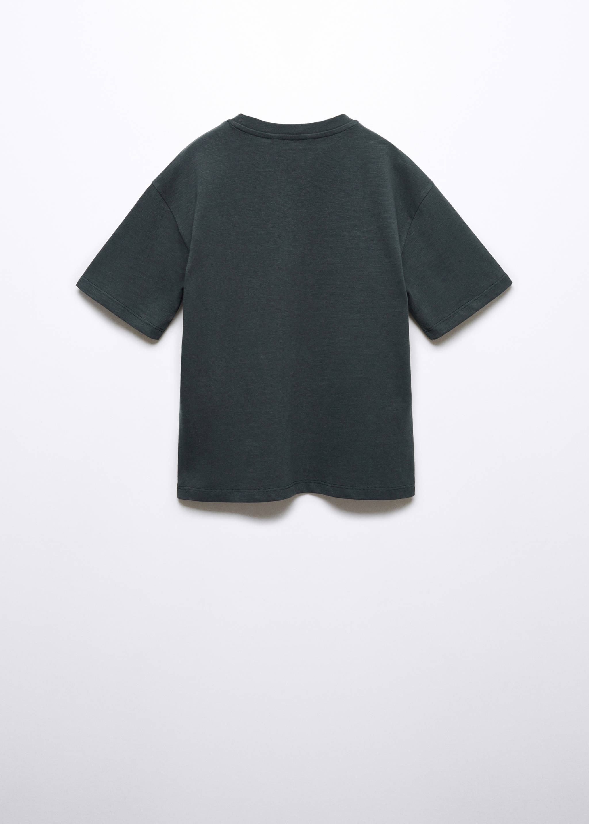 Printed cotton-blend T-shirt - Reverse of the article