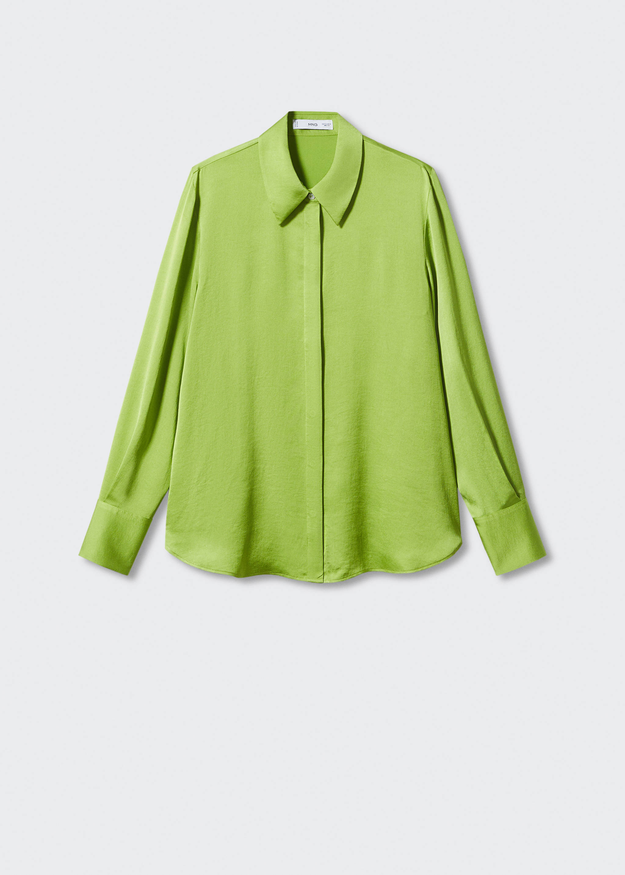 Camisa fluida satinada - Artículo sin modelo