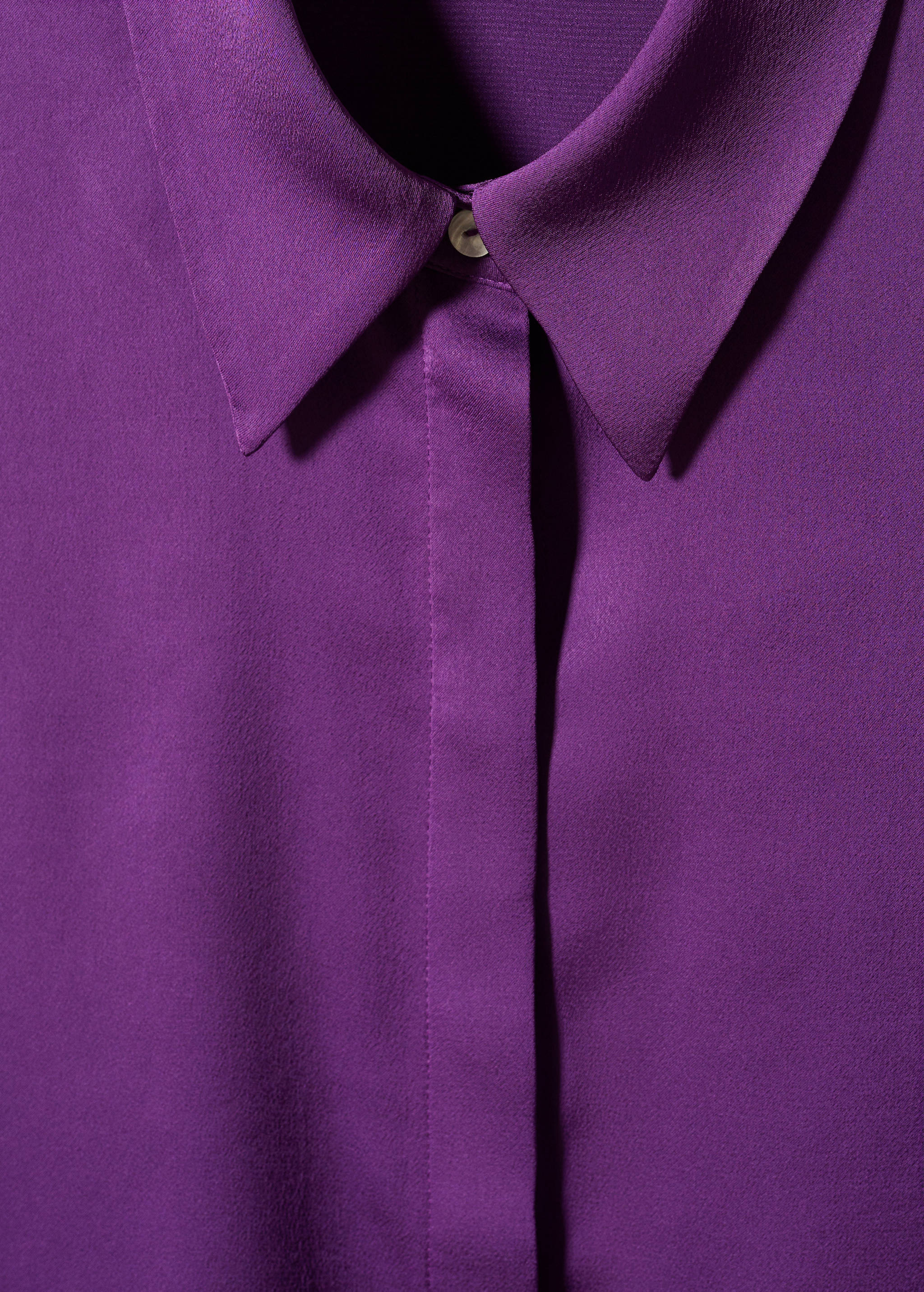 Satin finish flowy shirt - Details of the article 8