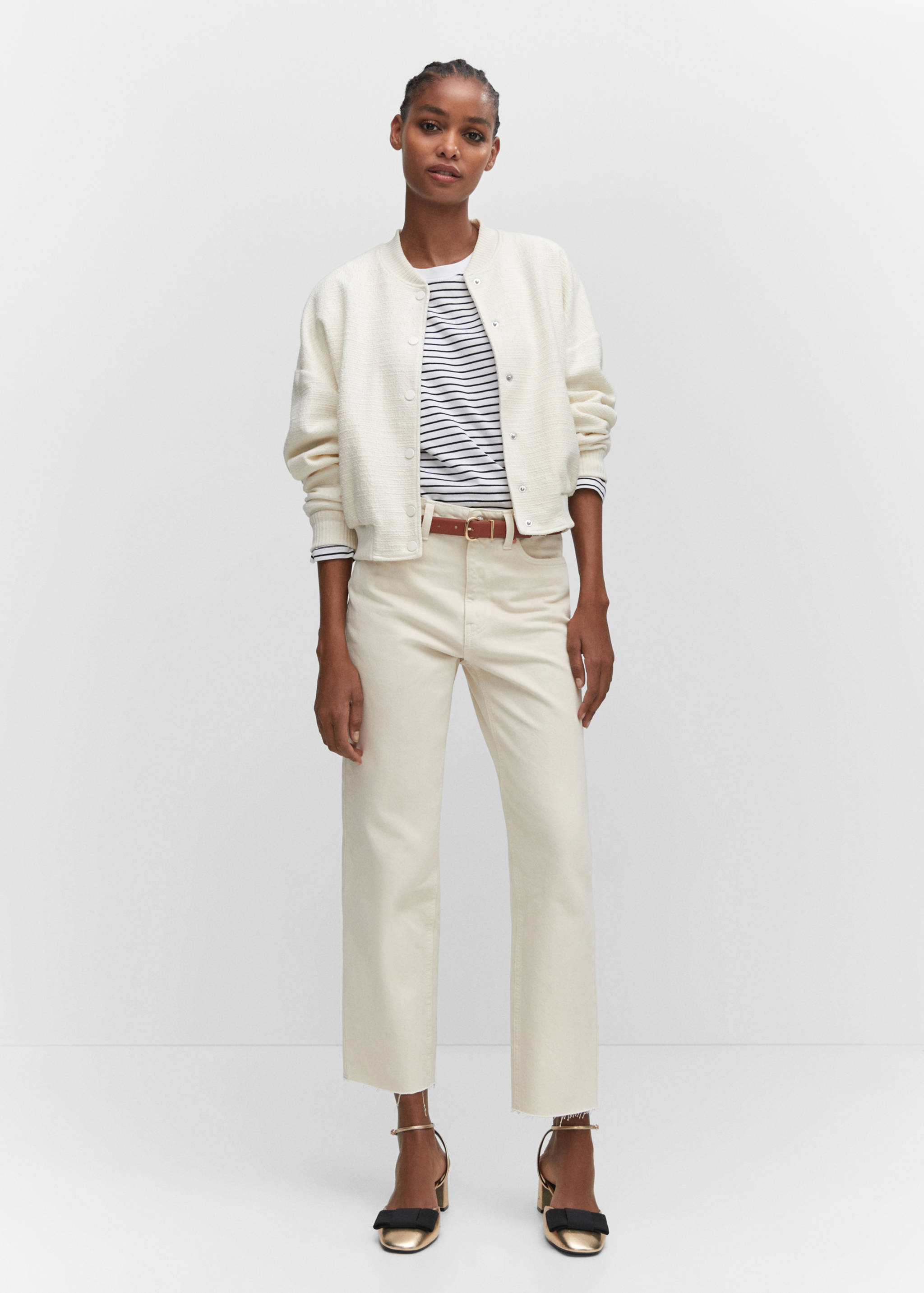 Прямые укороченные джинсы - Общий план