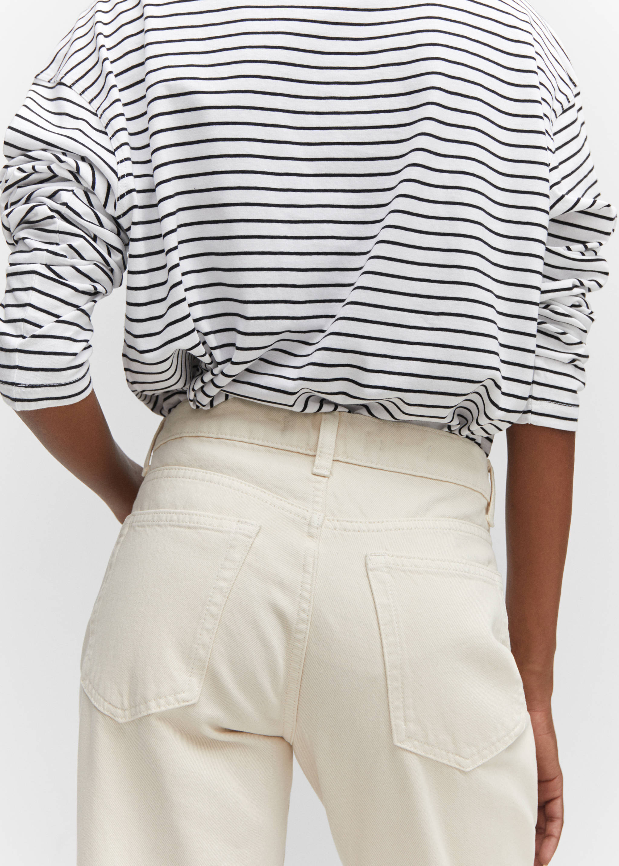 Прямые укороченные джинсы - Деталь изделия 6