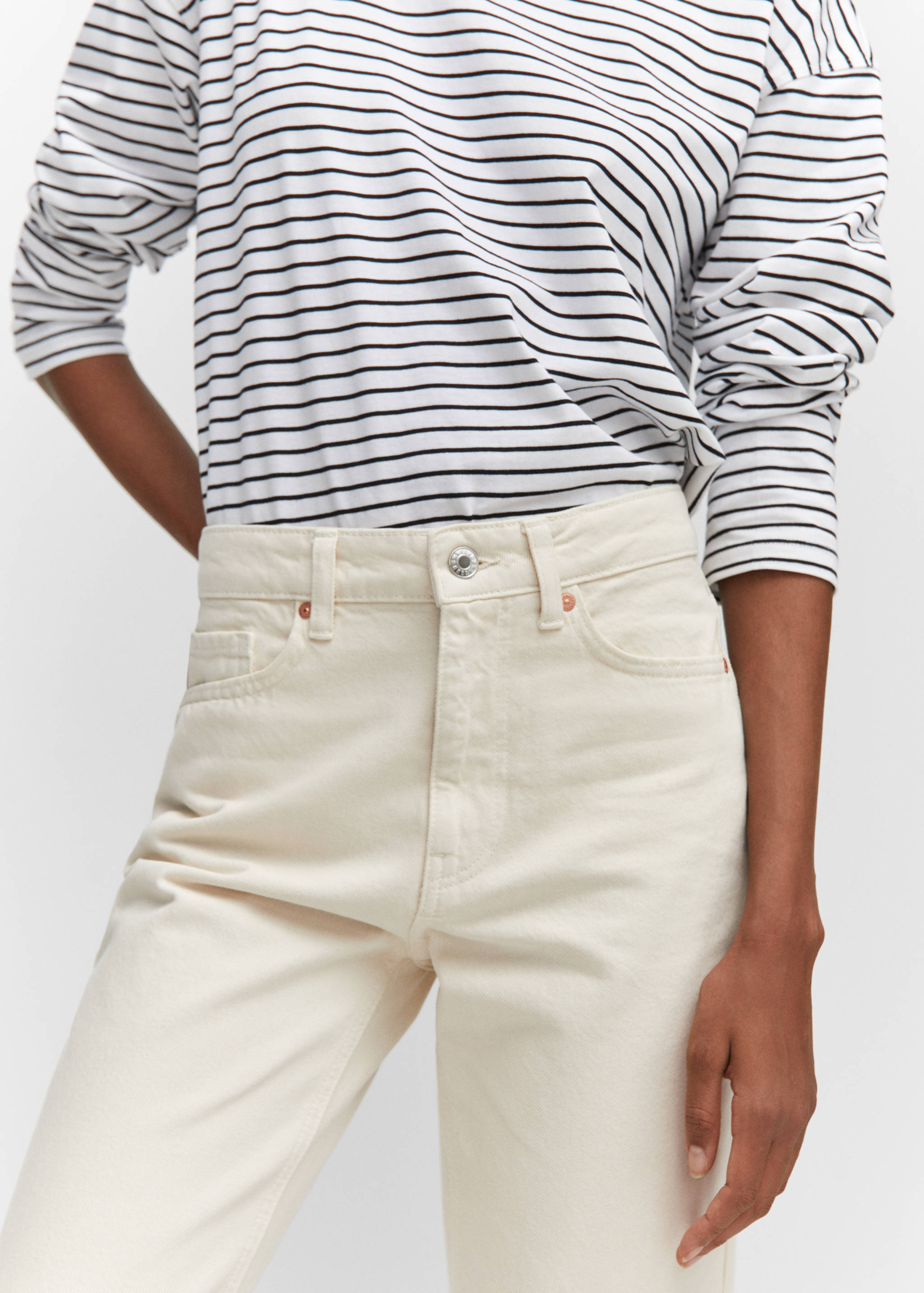 Прямые укороченные джинсы - Деталь изделия 2