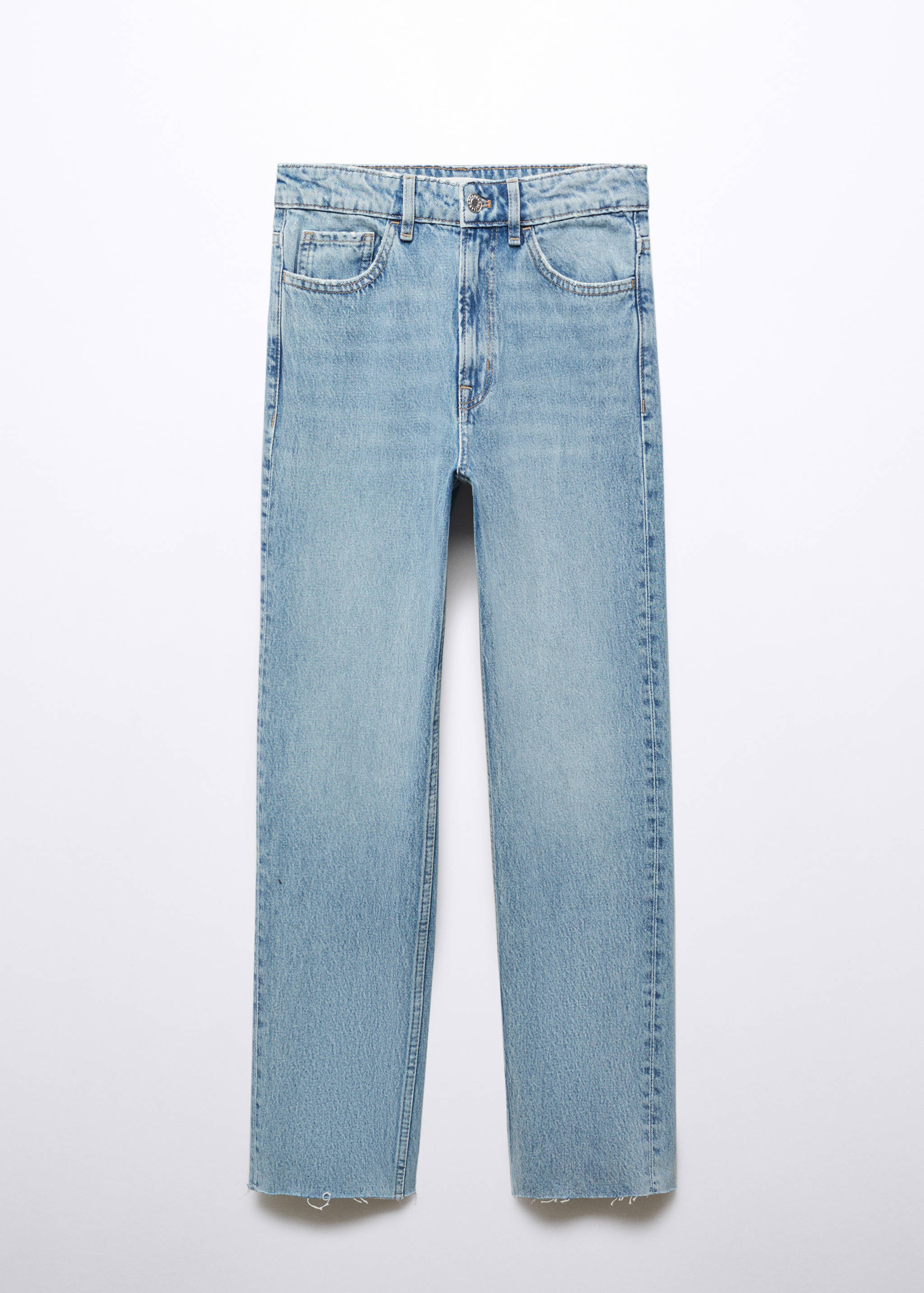Jeans rectos crop - Artículo sin modelo