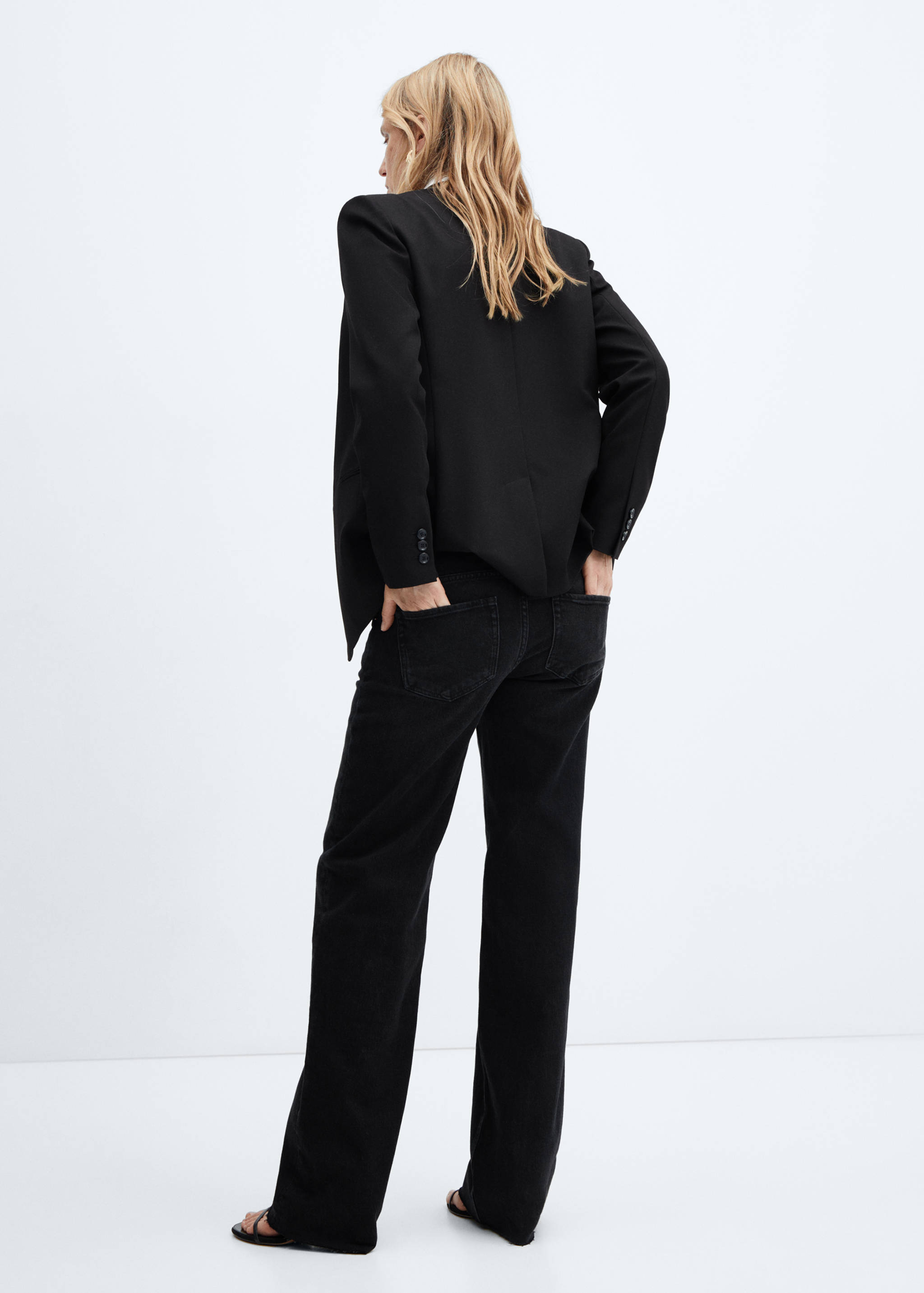 Maternity wide leg jeans - Reverse of the article