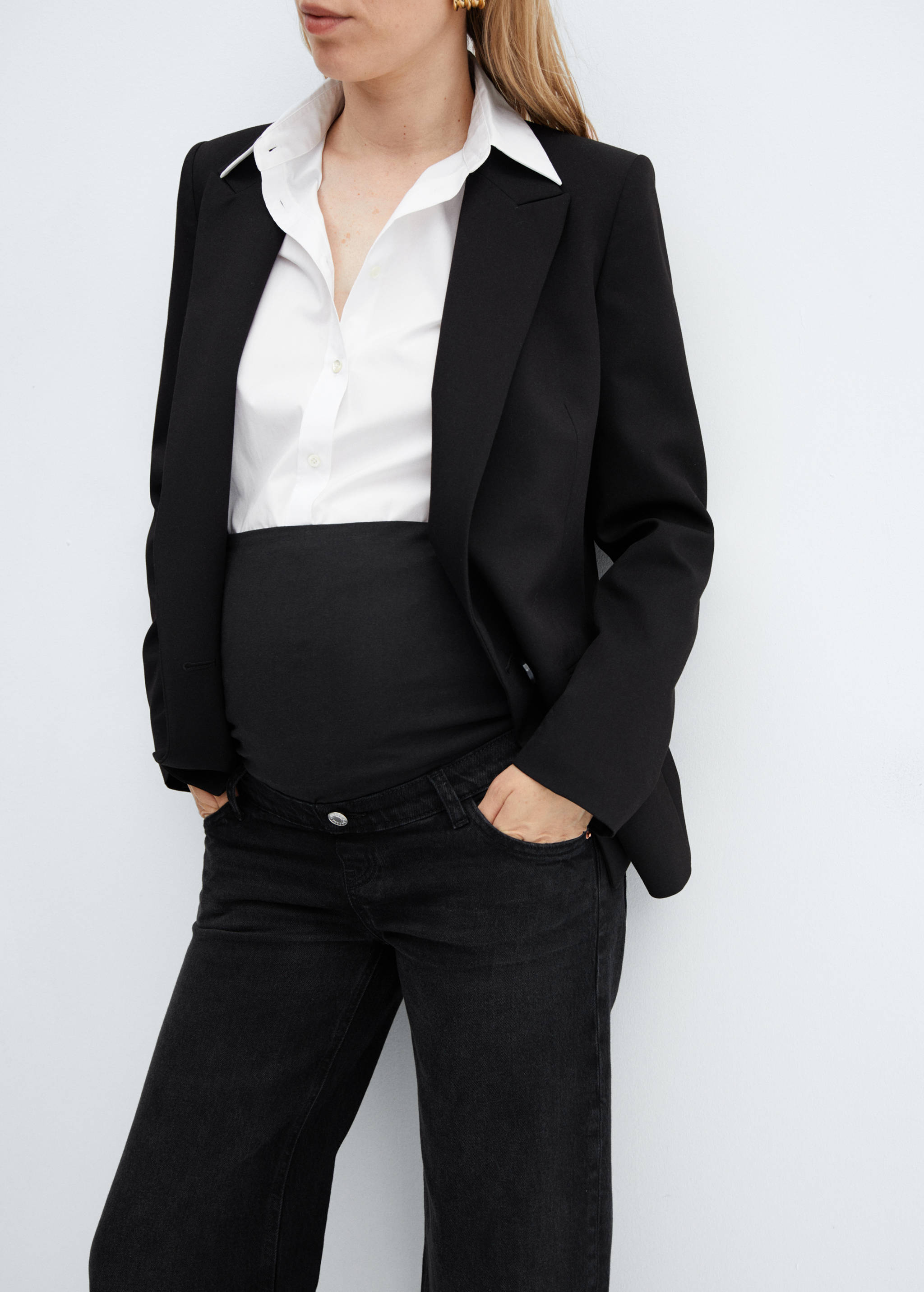 Maternity wide leg jeans - Details of the article 6