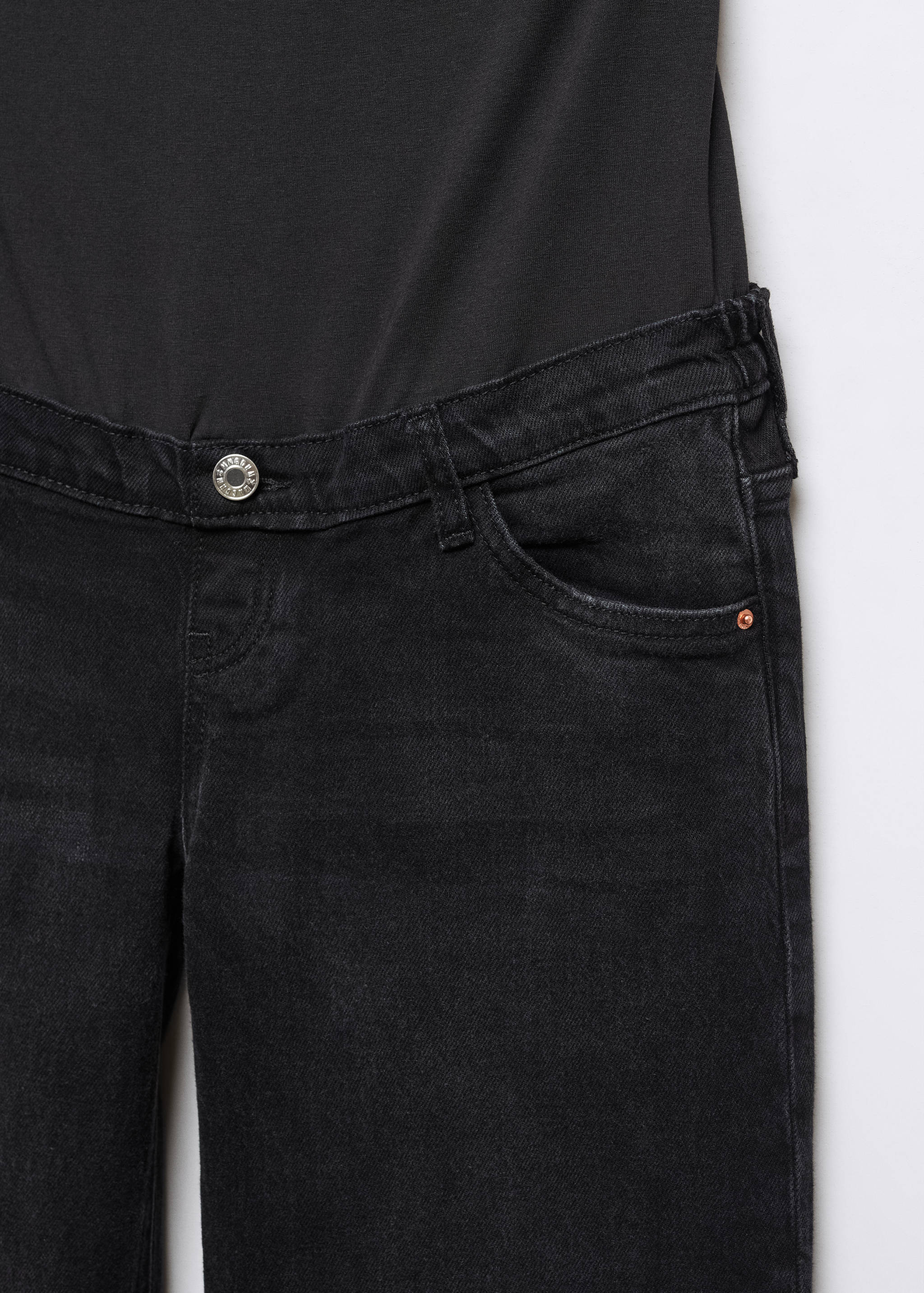 Maternity wide leg jeans - Details of the article 8
