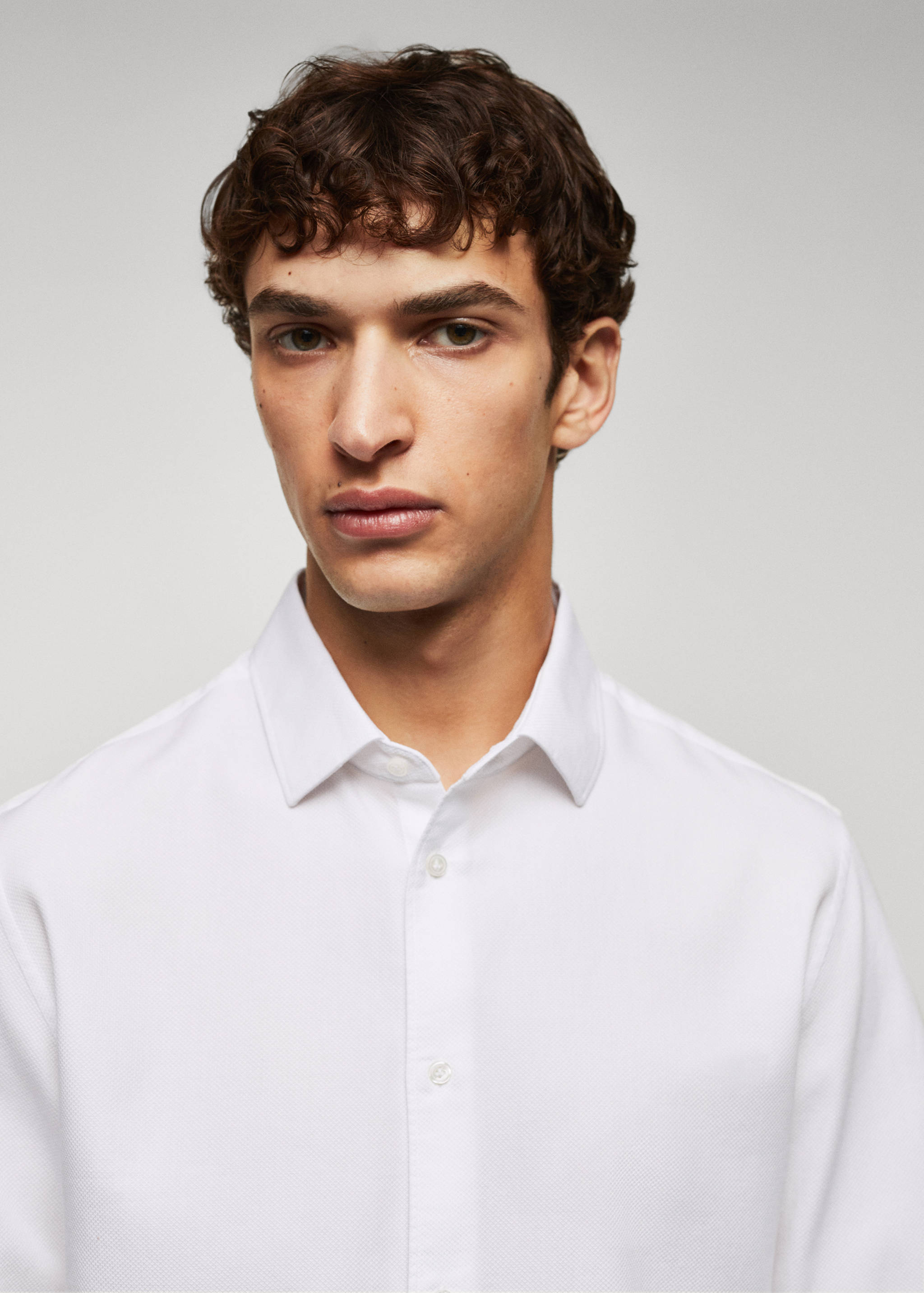 Chemise slim fit structurée coton - Détail de l'article 1