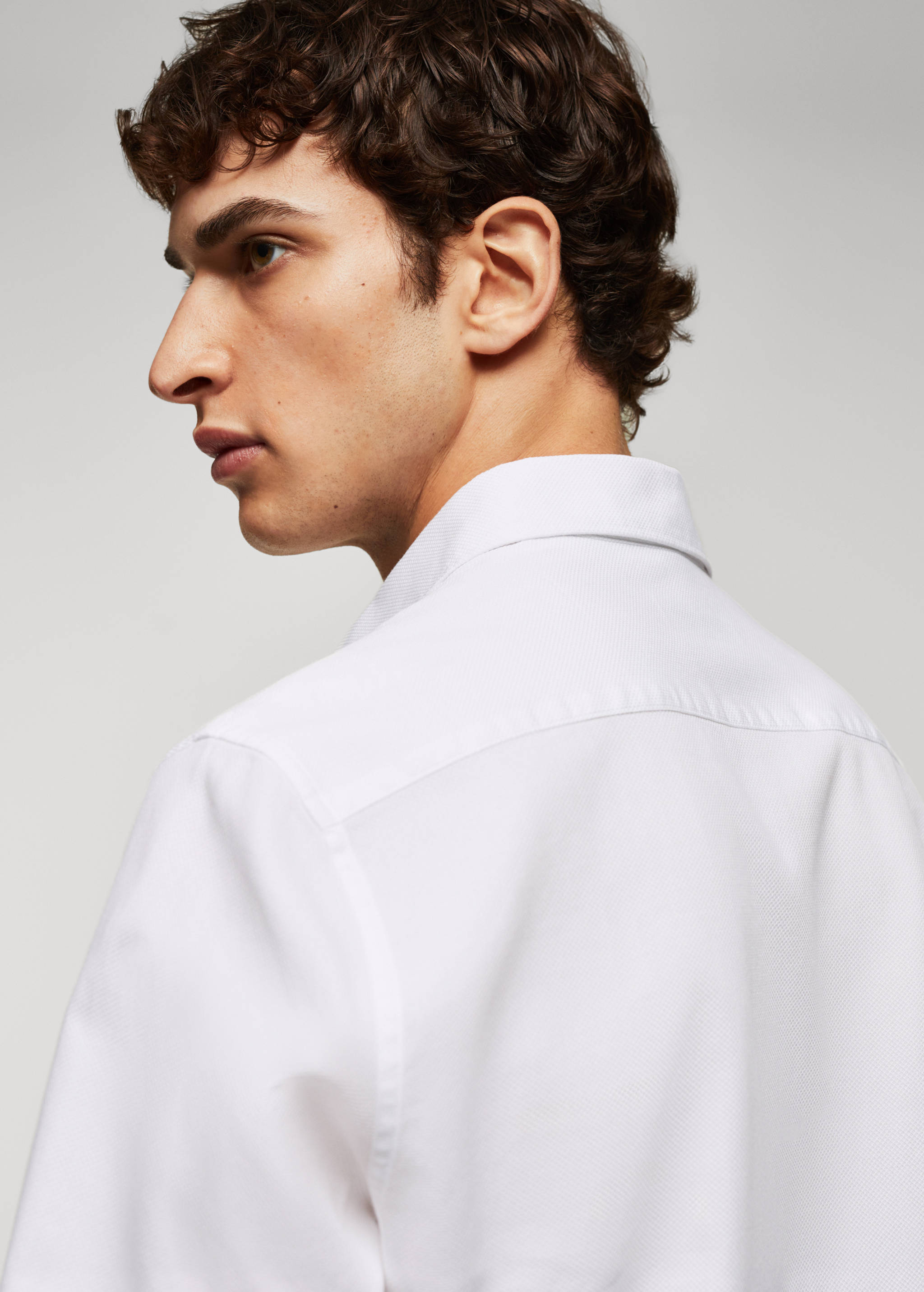 Chemise slim fit structurée coton - Détail de l'article 4