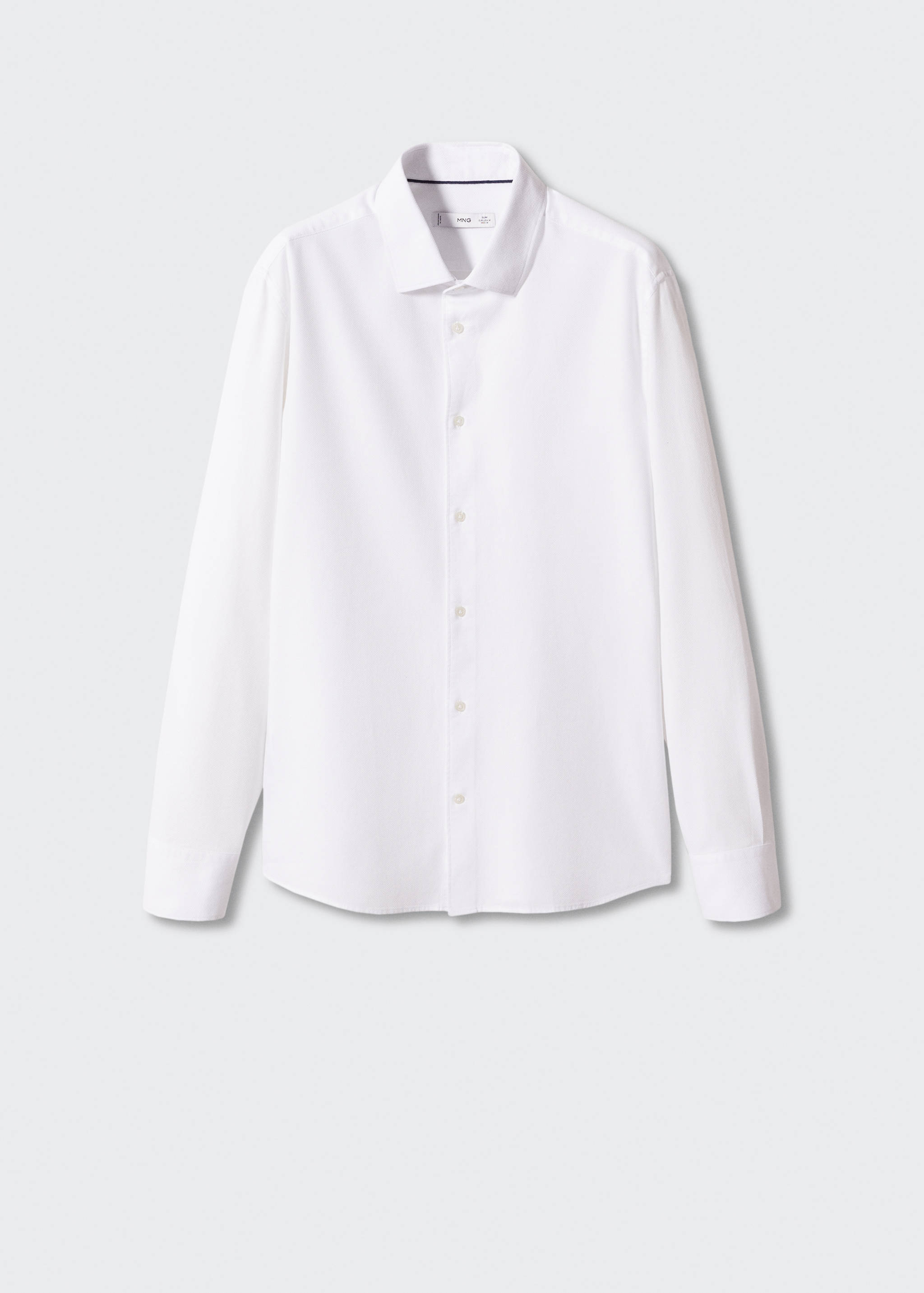 Chemise slim fit structurée coton - Article sans modèle