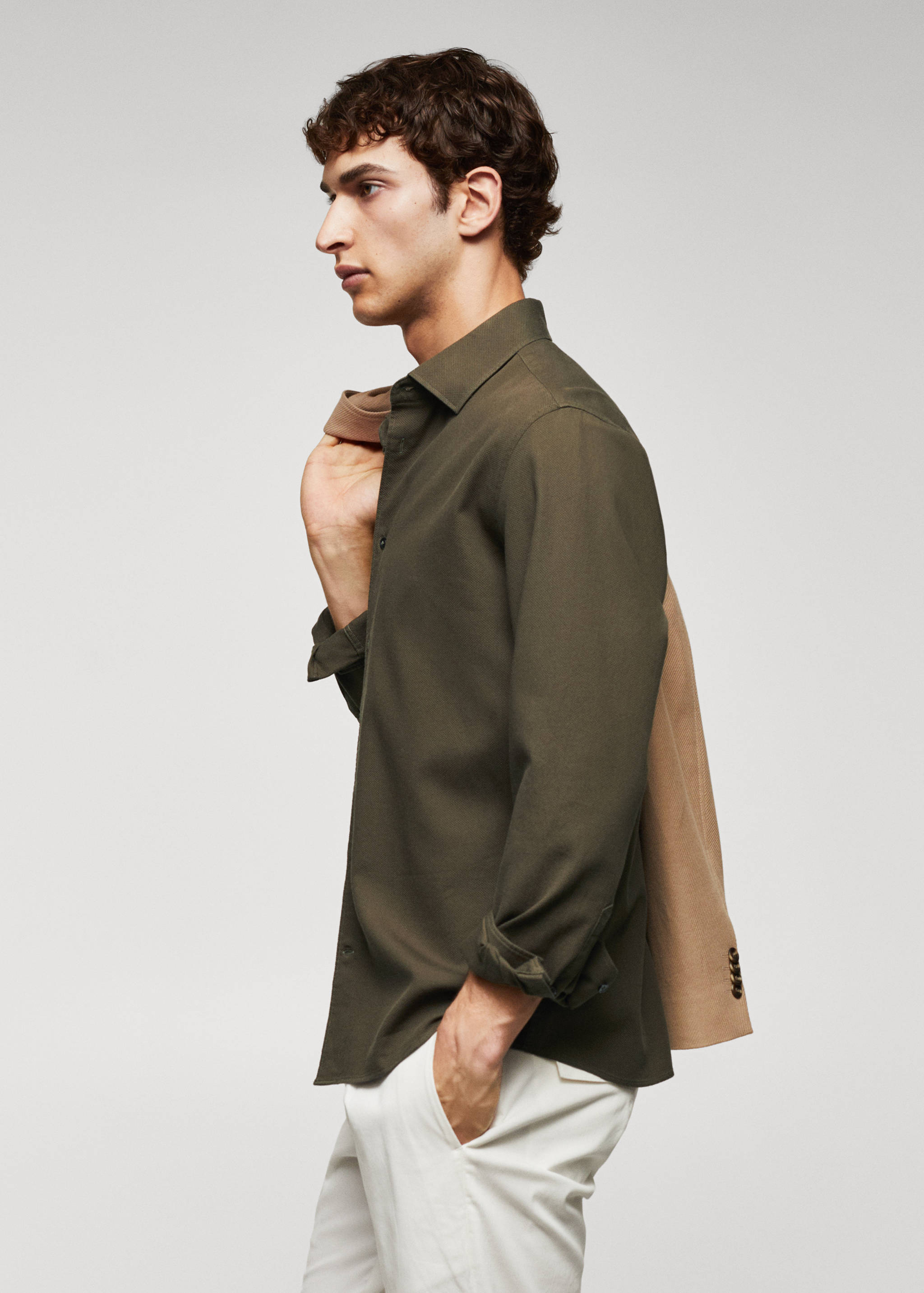 Chemise slim fit structurée coton - Détail de l'article 2