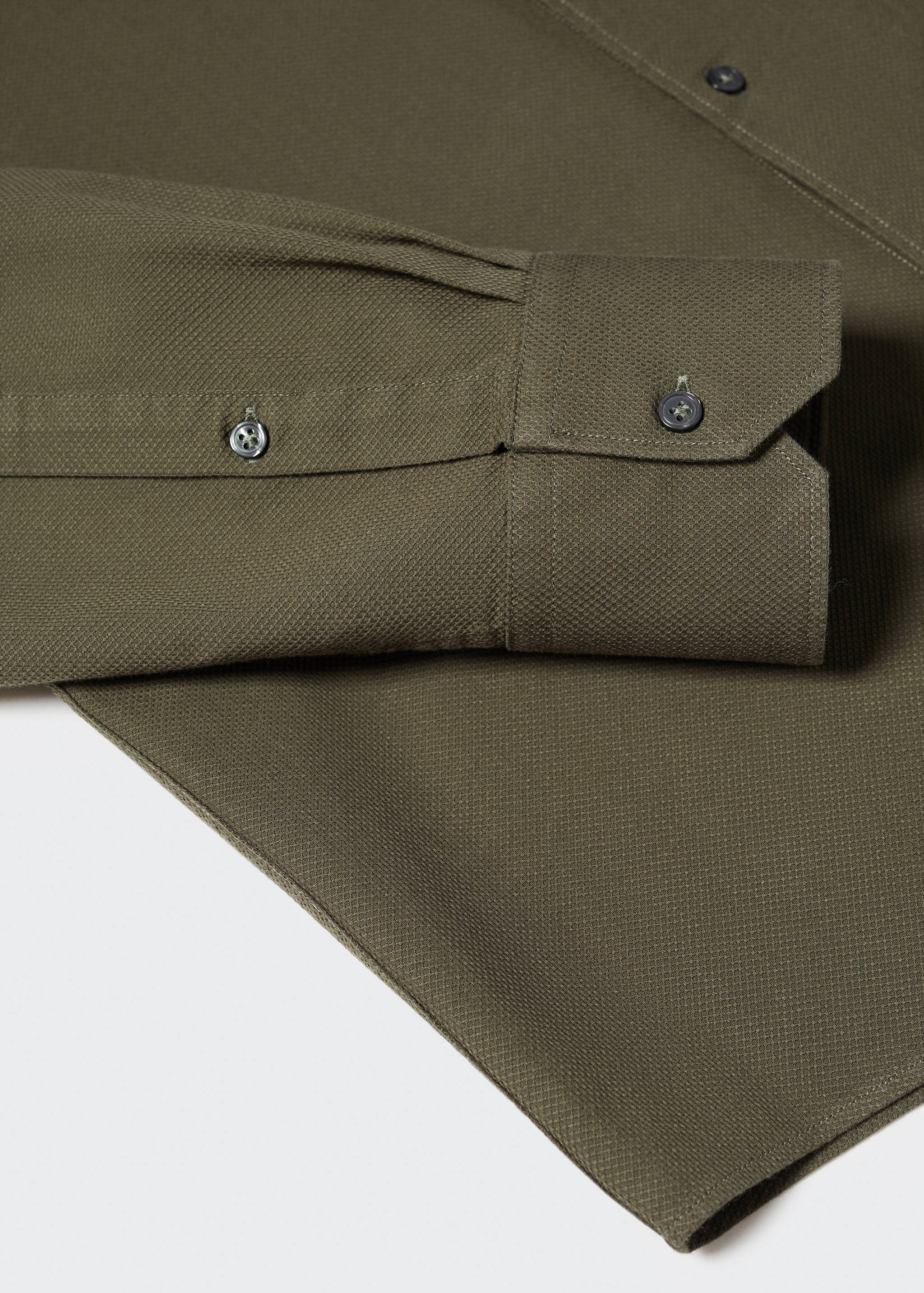 Chemise slim fit structurée coton - Détail de l'article 8