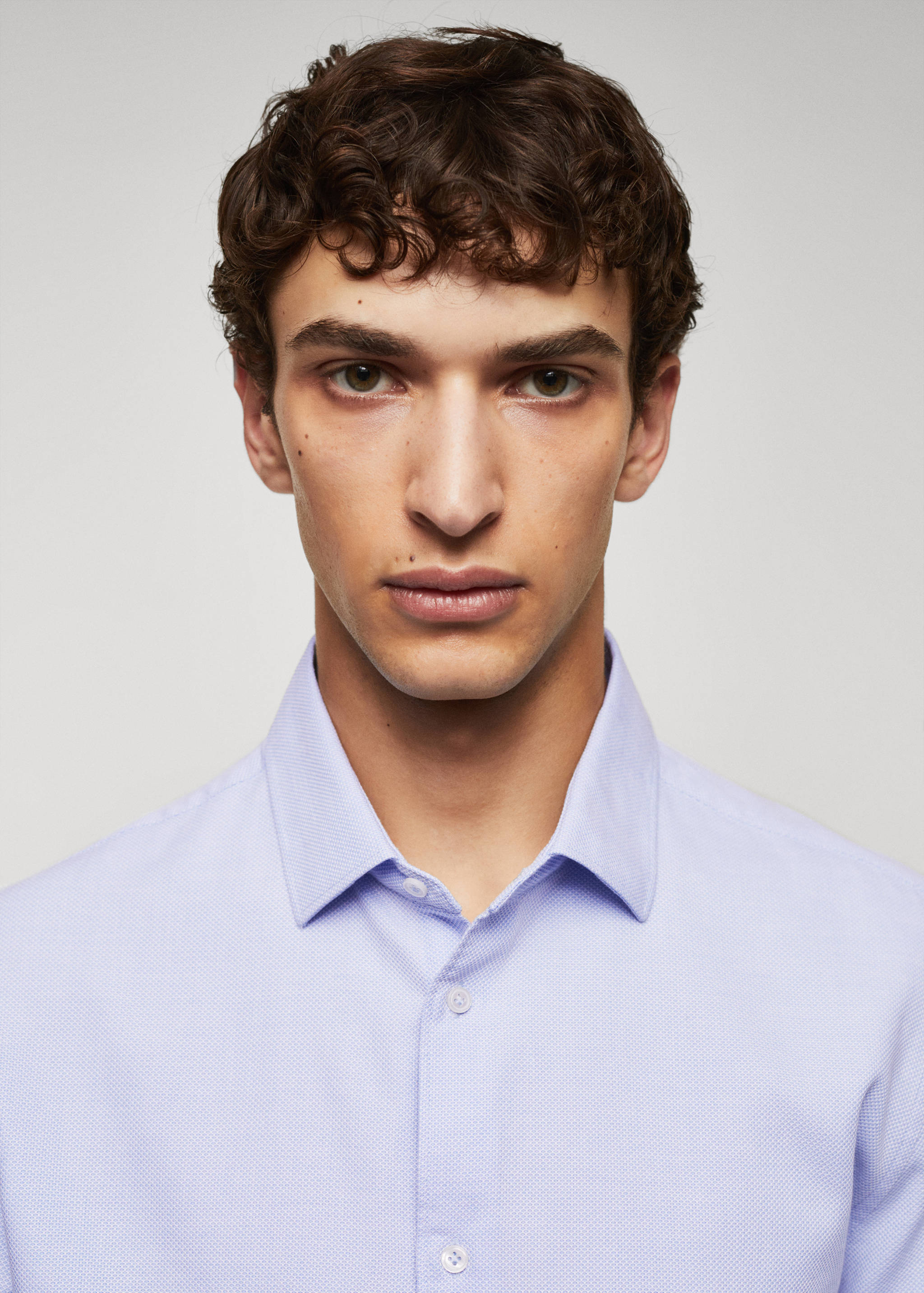 Chemise slim fit structurée coton - Détail de l'article 1