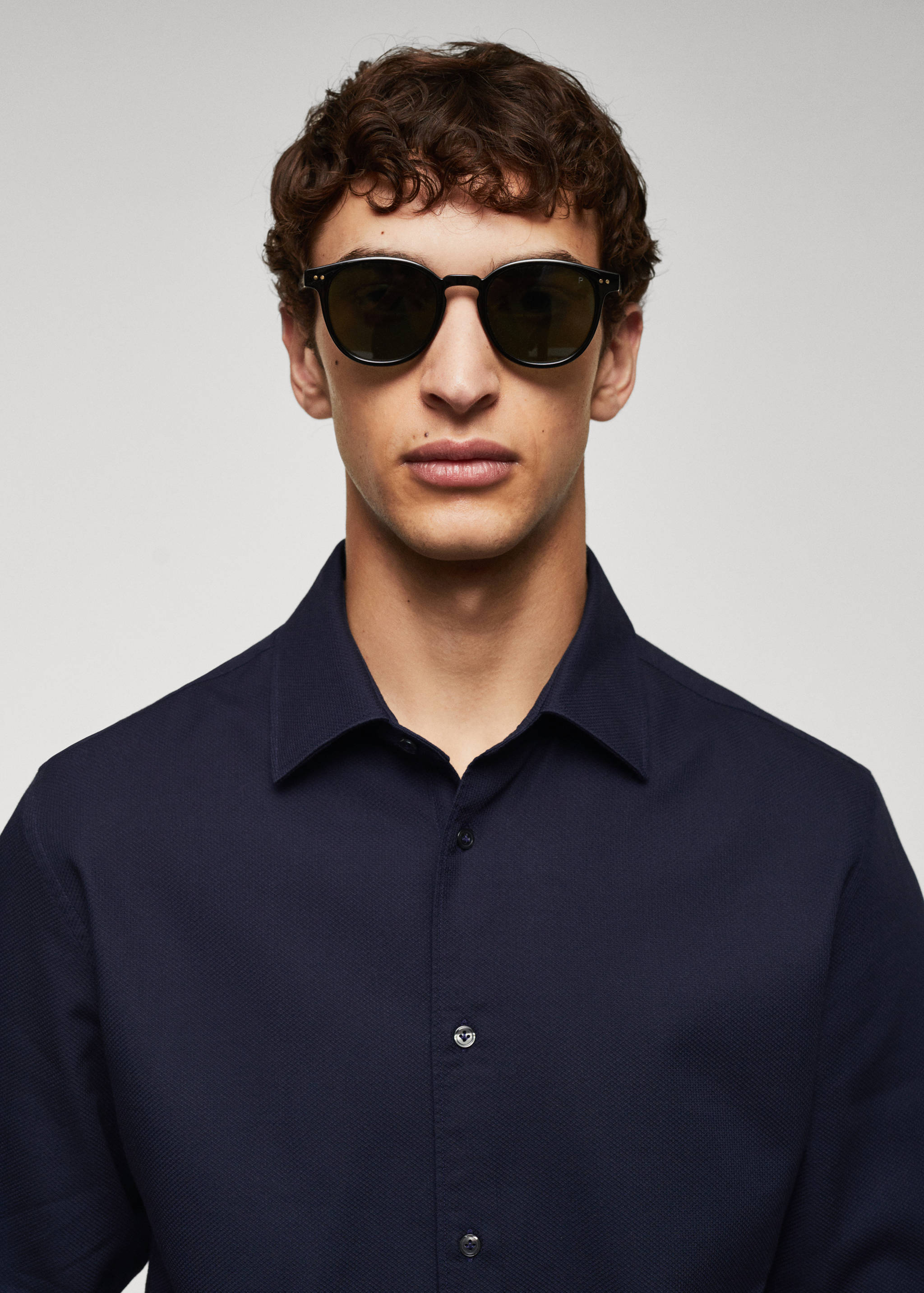 Chemise slim fit structurée coton - Détail de l'article 1