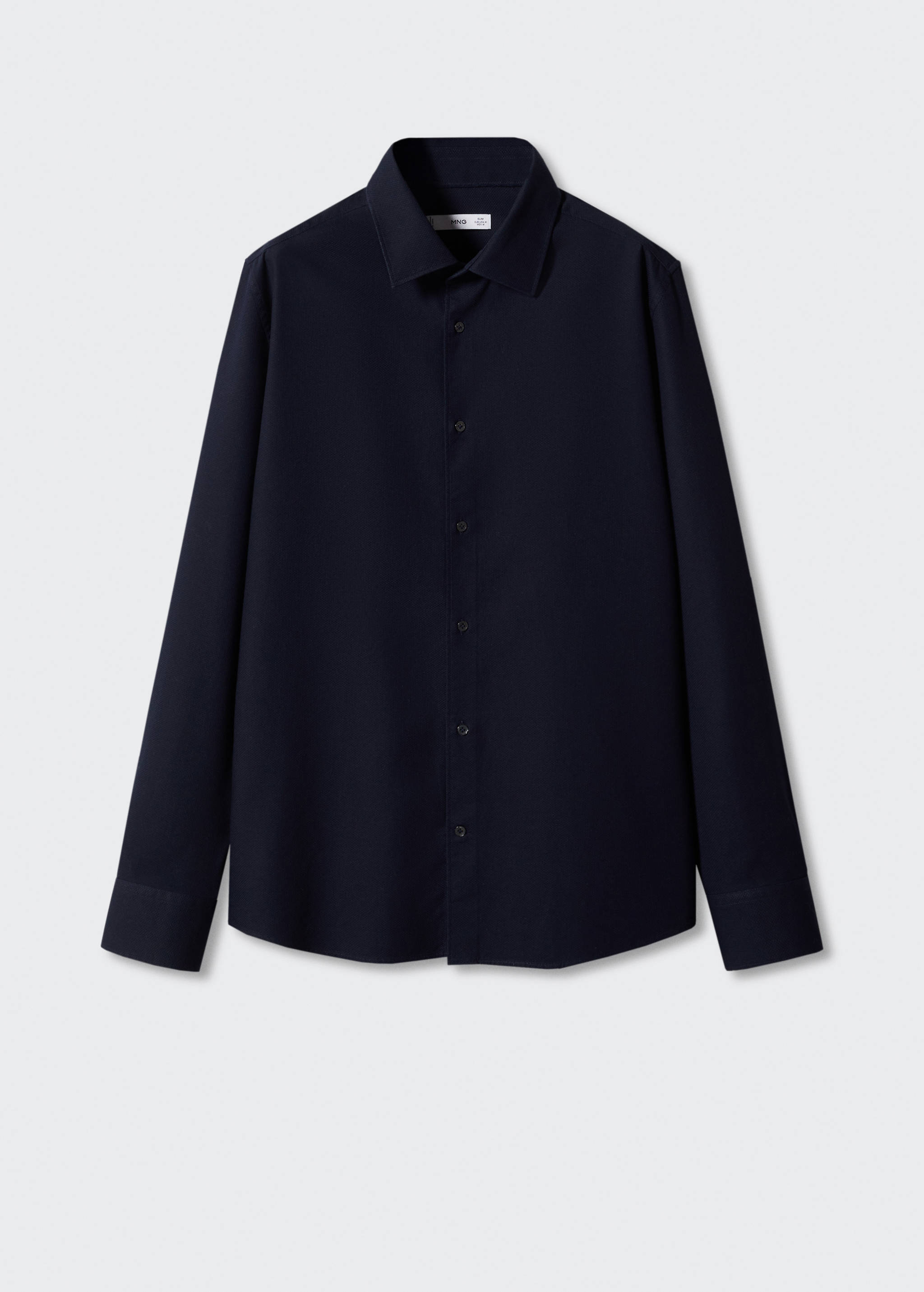 Chemise slim fit structurée coton - Article sans modèle