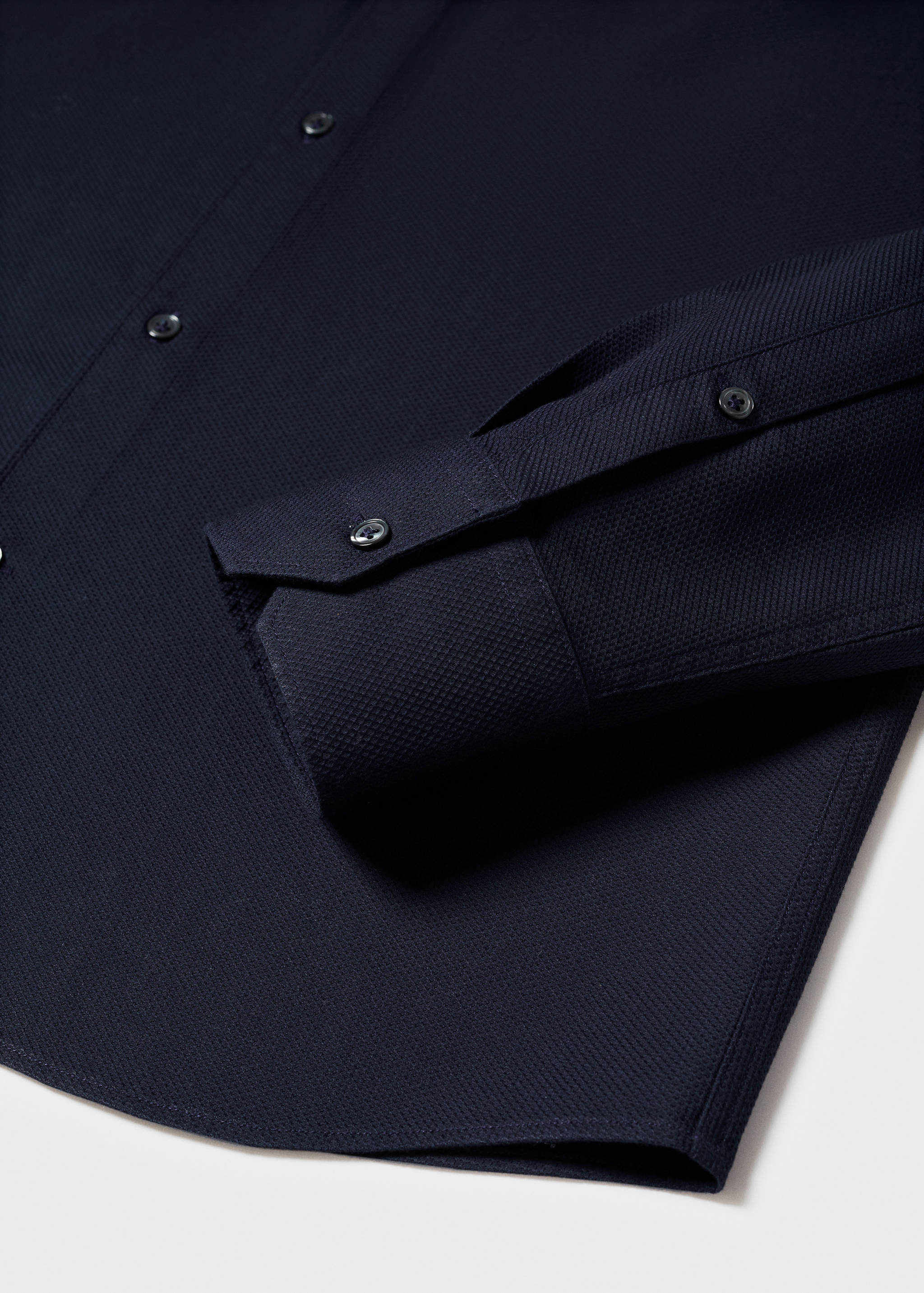 Chemise slim fit structurée coton - Détail de l'article 8