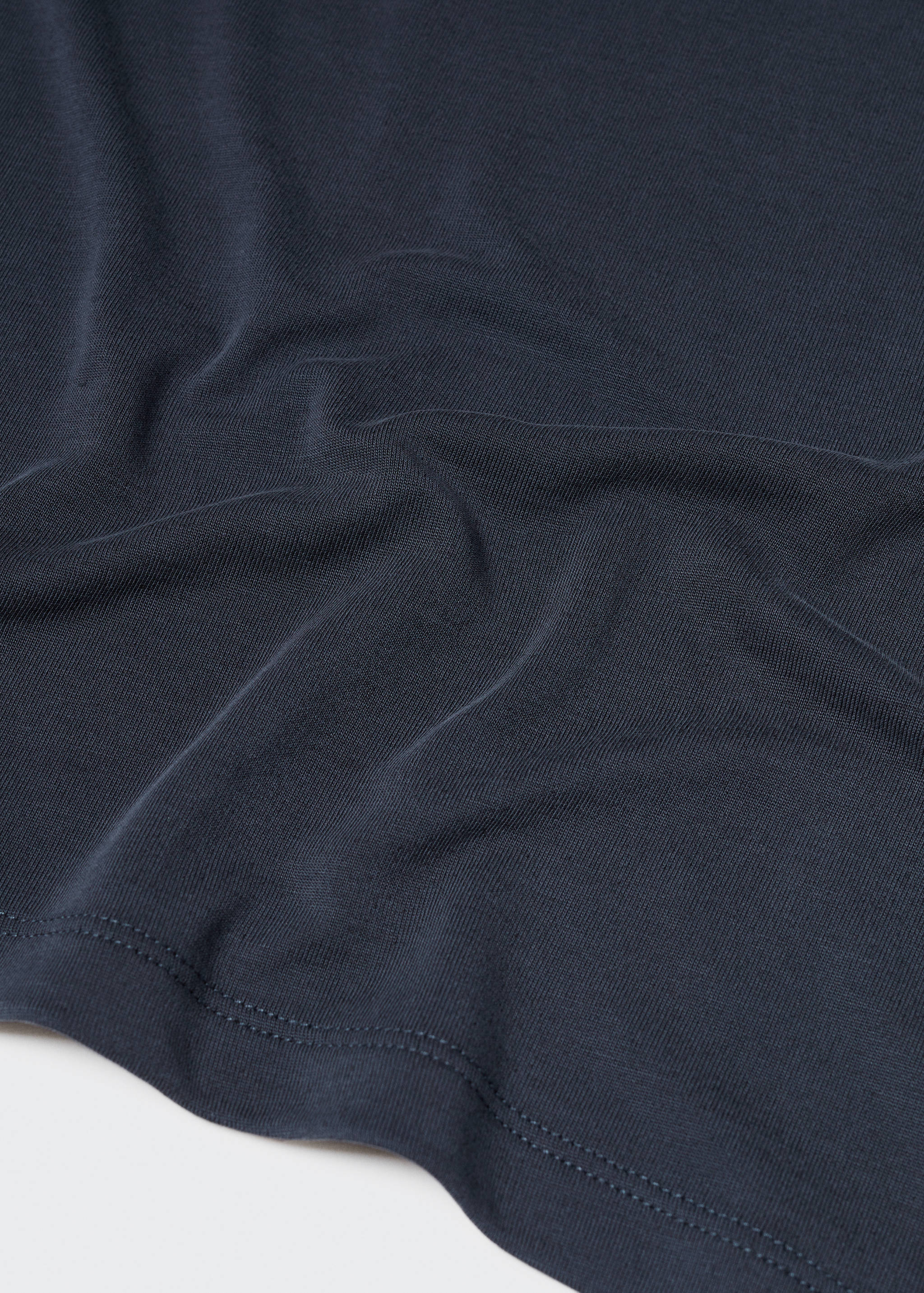 Cropped modal t-shirt - Details of the article 8