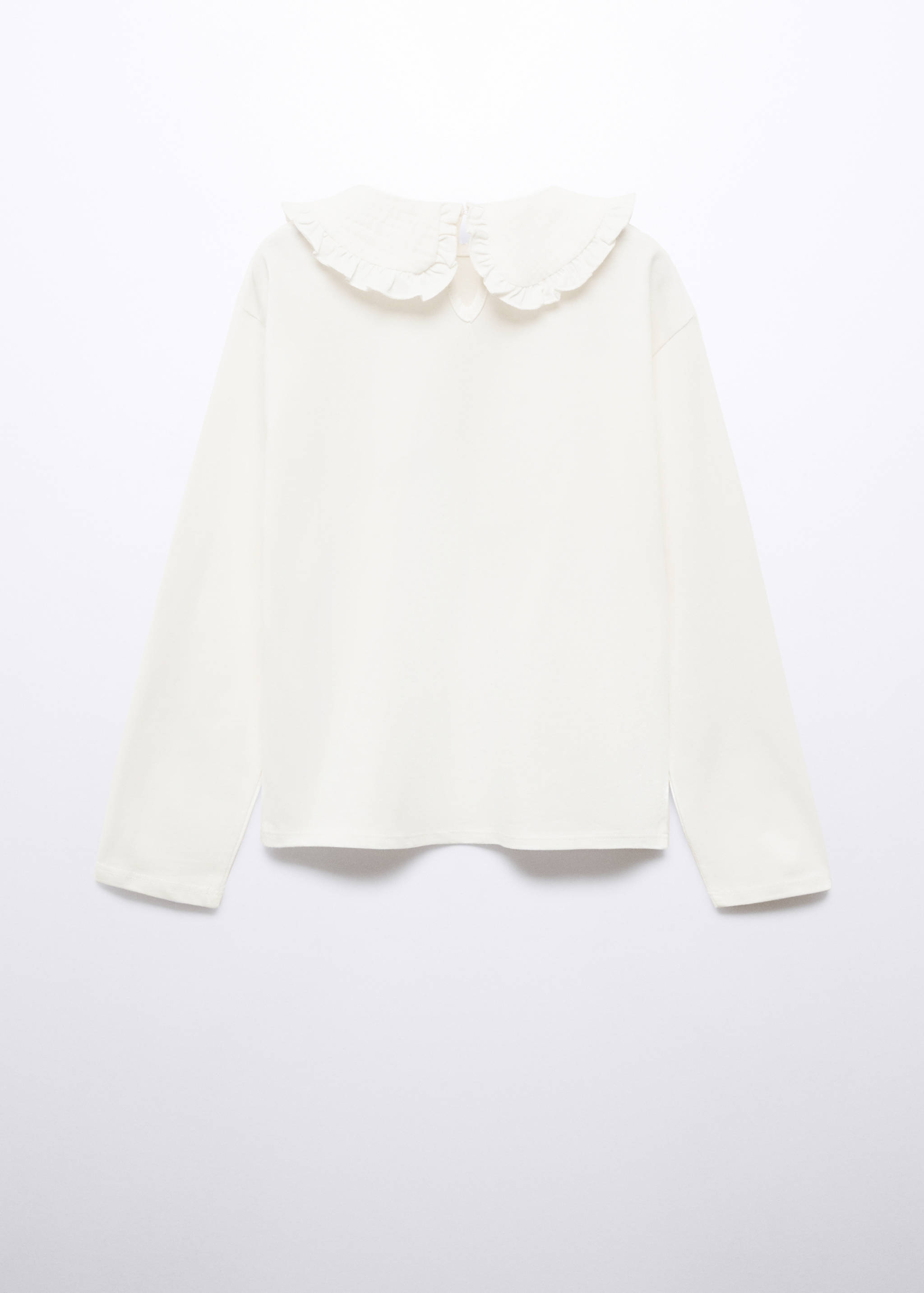 Babydoll collar cotton T-shirt - Reverse of the article