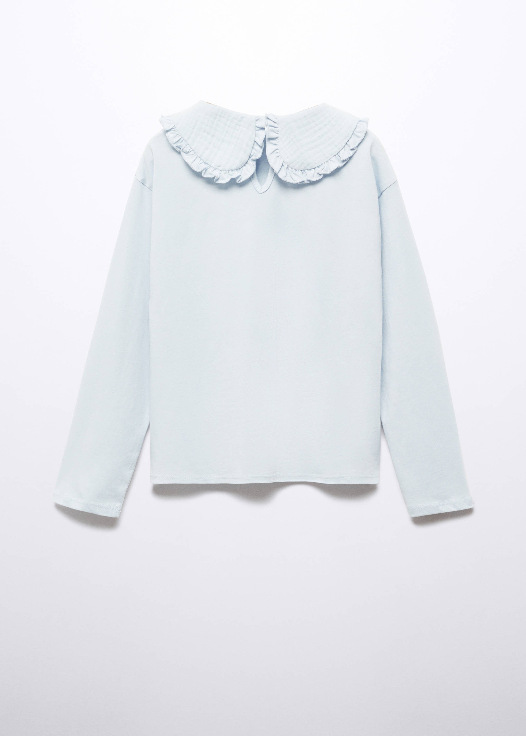 Babydoll collar cotton T-shirt - Reverse of the article