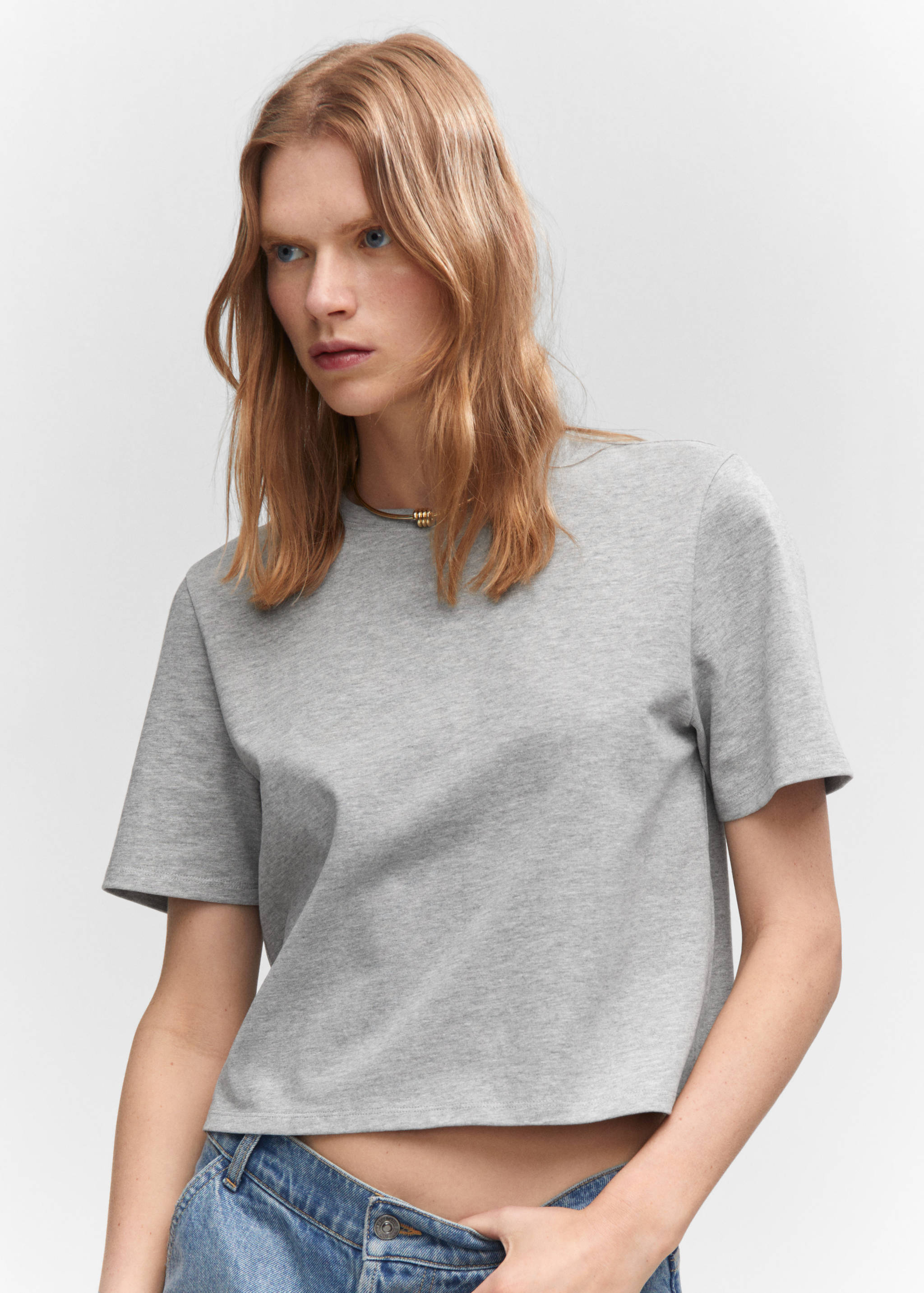 Short sleeved cotton shirt - Details of the article 1