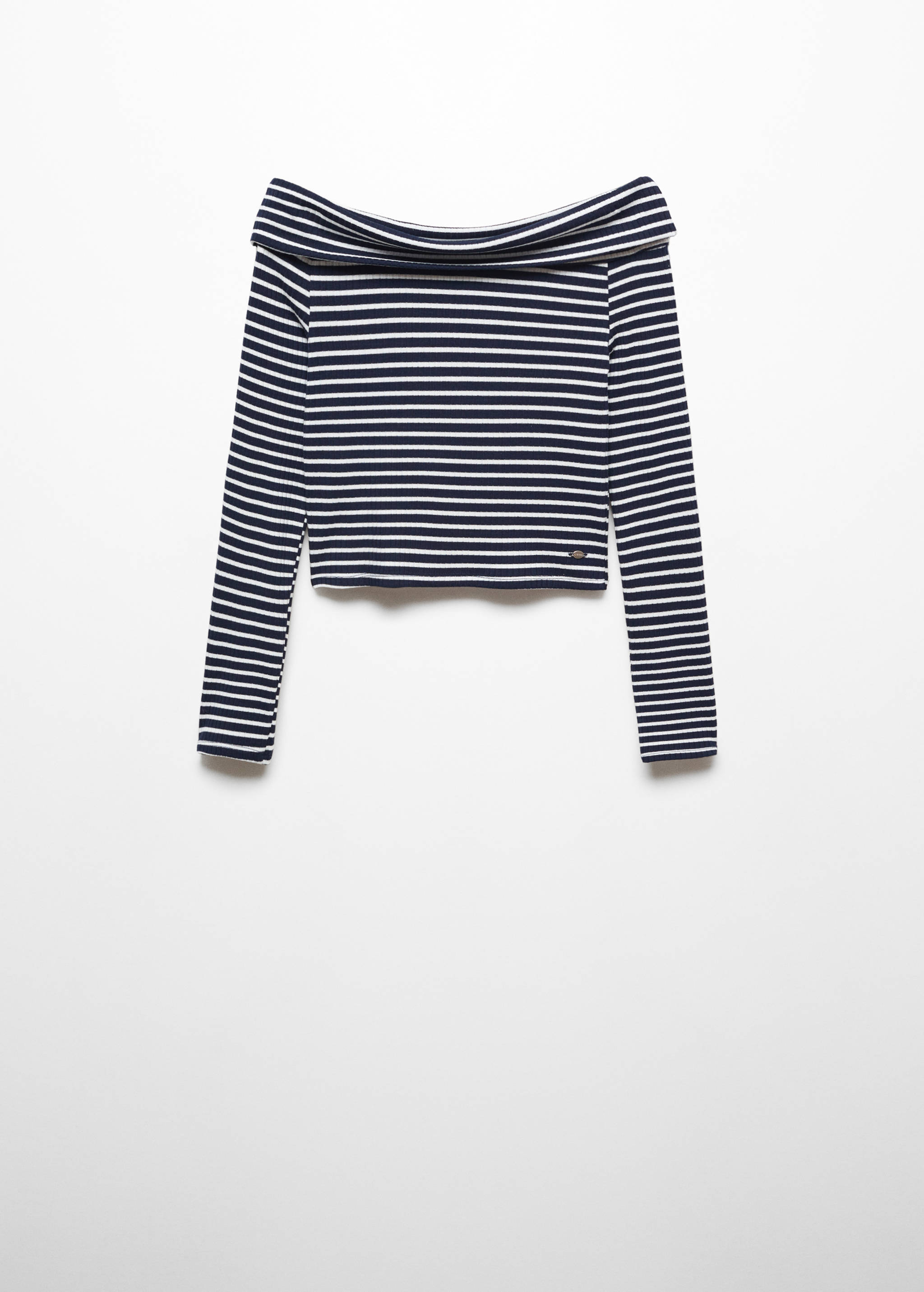 T-shirt épaules dénudées rayures - Article sans modèle