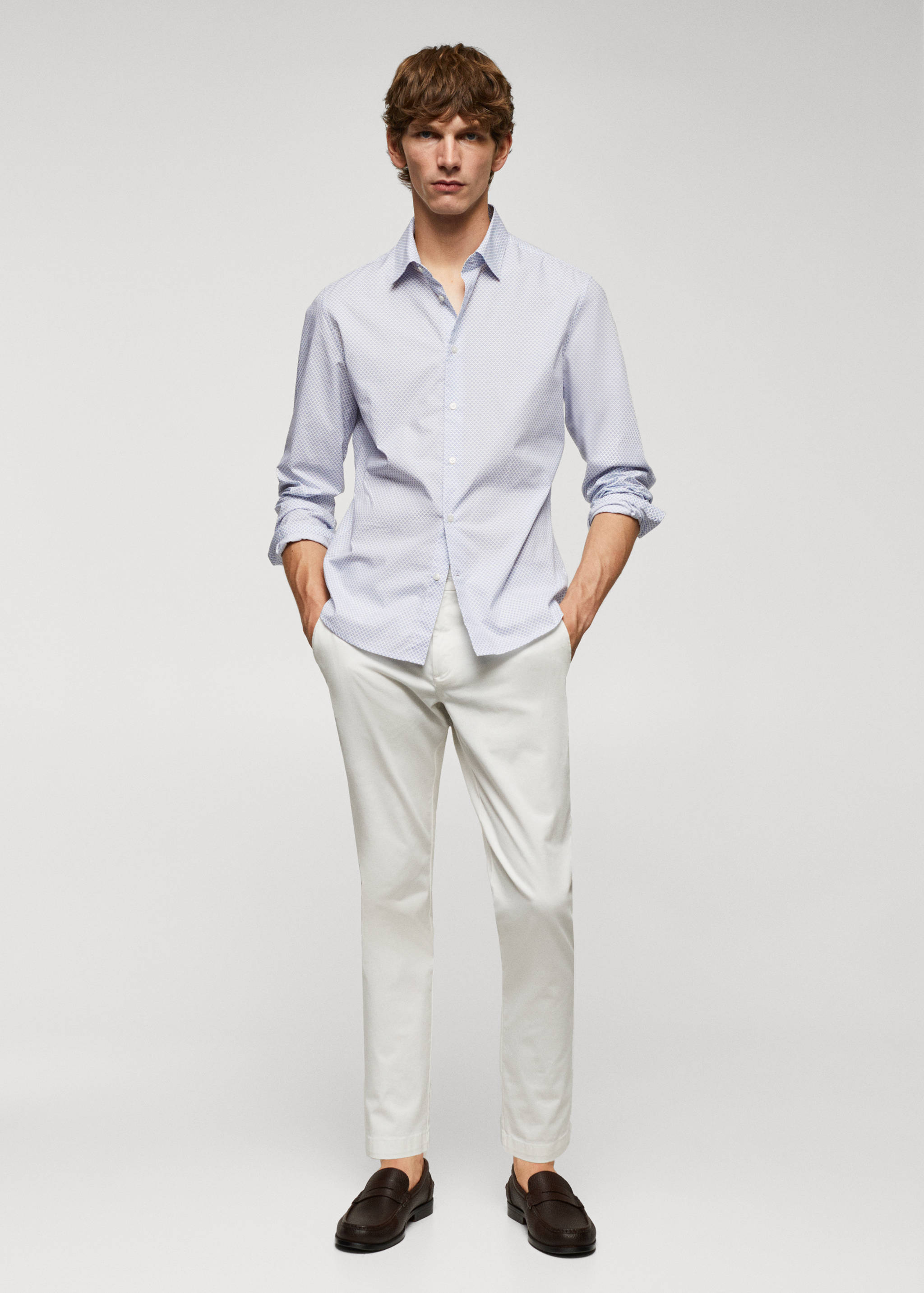 Camisa 100% cotó estampada - Pla general