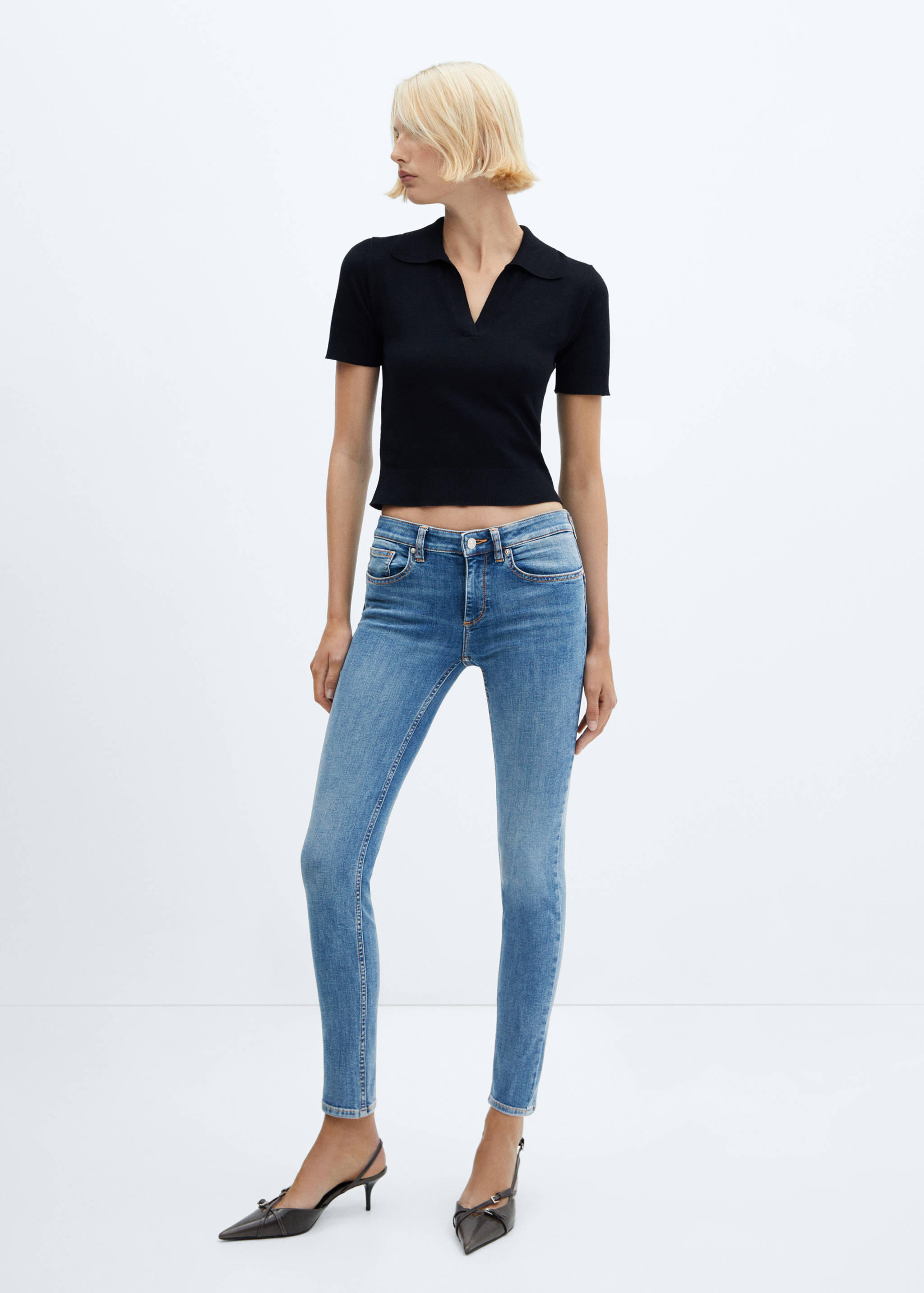 Jeans skinny push-up - Plano general
