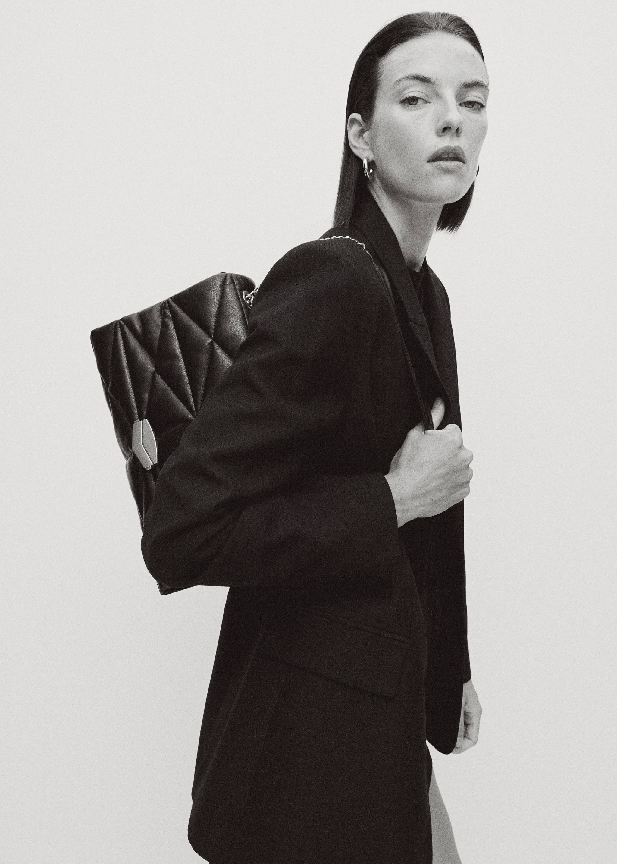 Sac matelassé rabat - Plan général