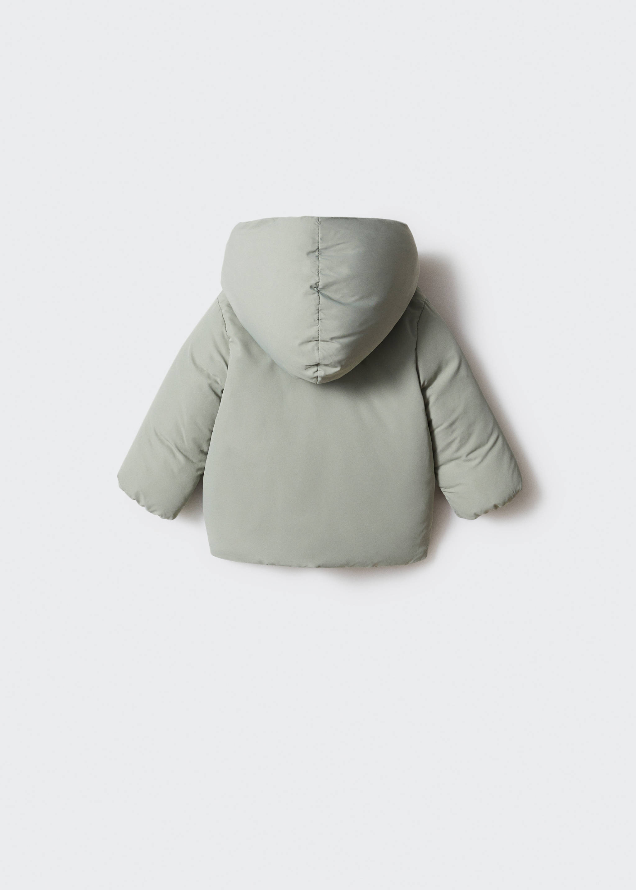 Anorak matelassé imitation fourrure - Verso de l’article