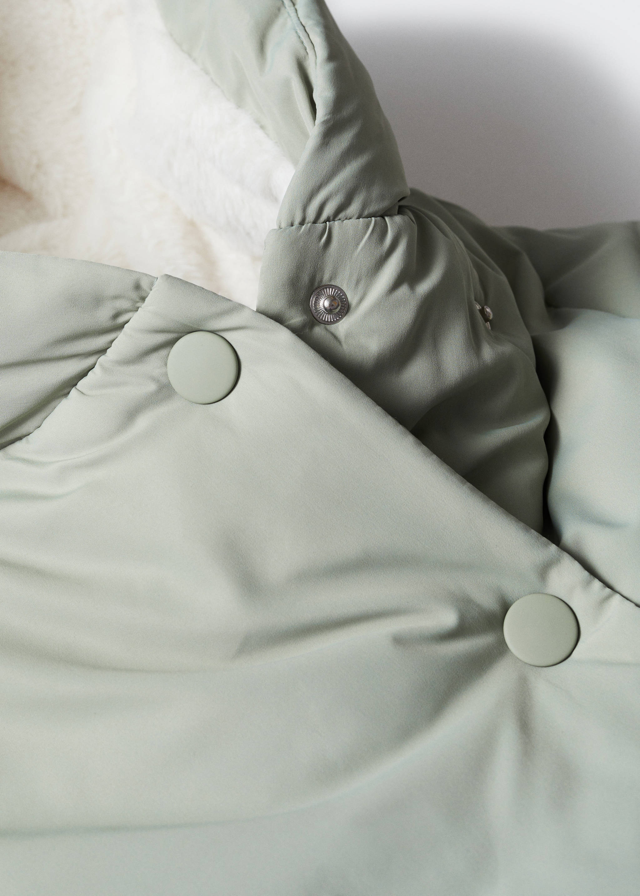 Anorak matelassé imitation fourrure - Détail de l'article 8