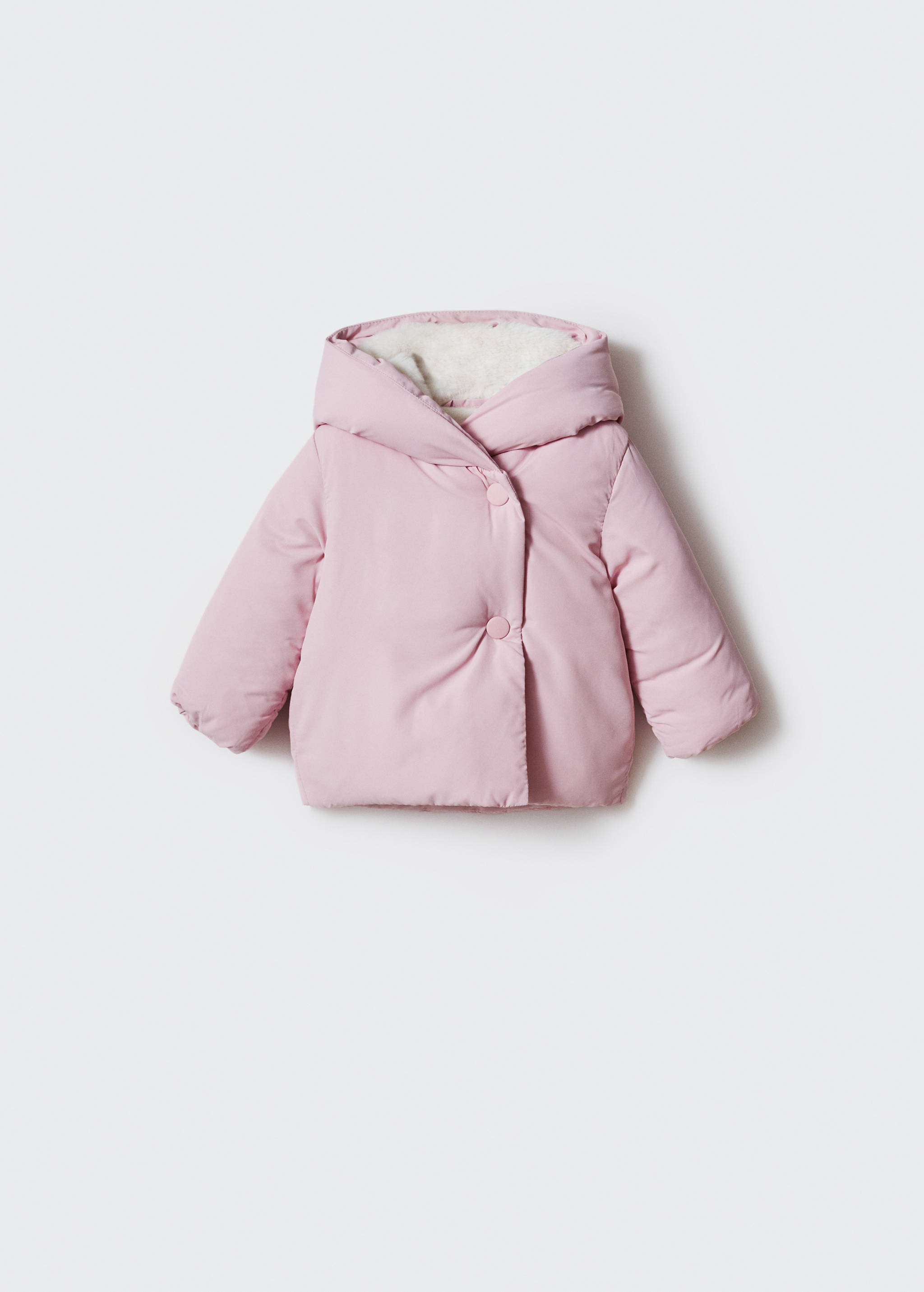 Anorak matelassé imitation fourrure - Article sans modèle