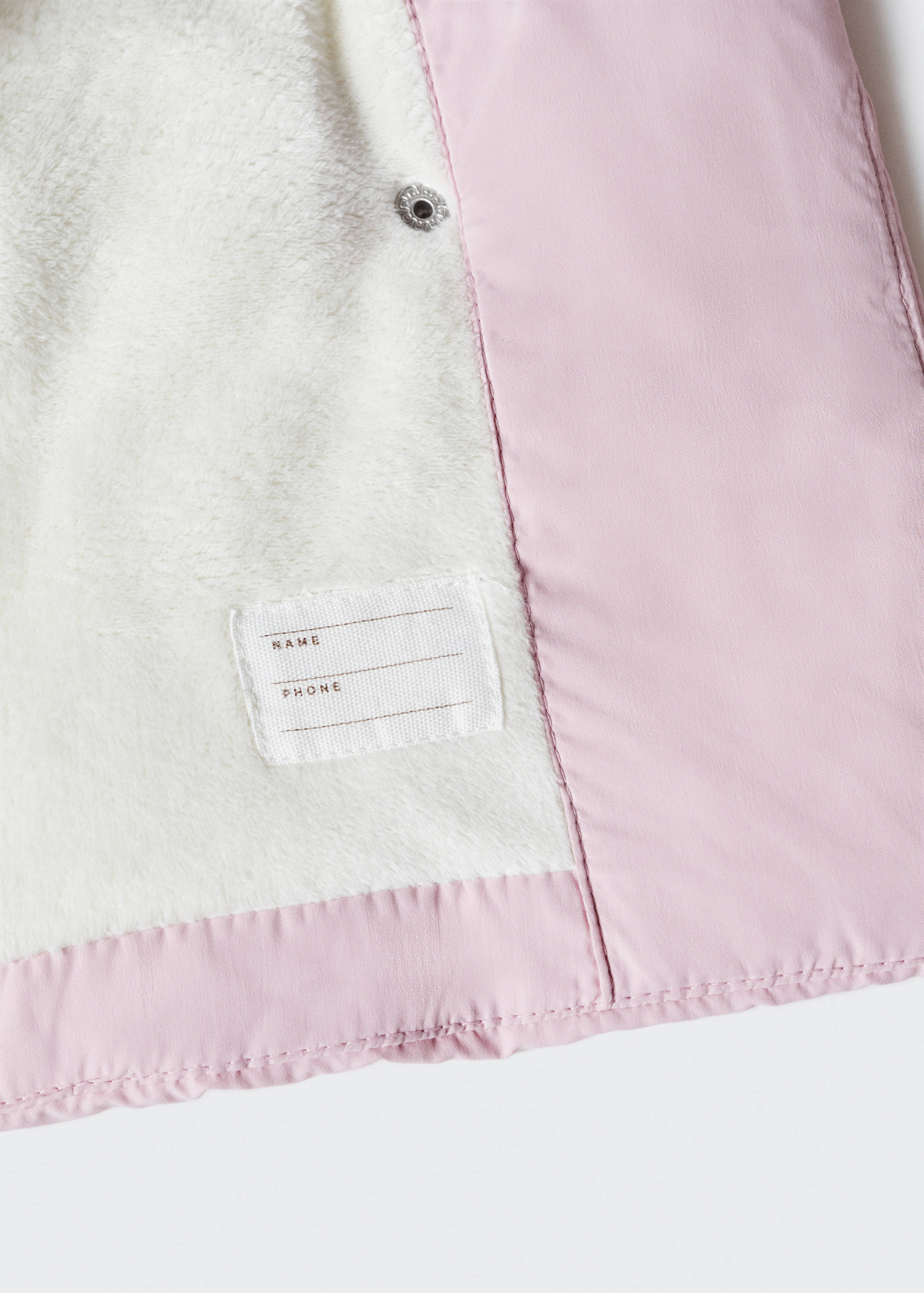 Anorak matelassé imitation fourrure - Détail de l'article 0