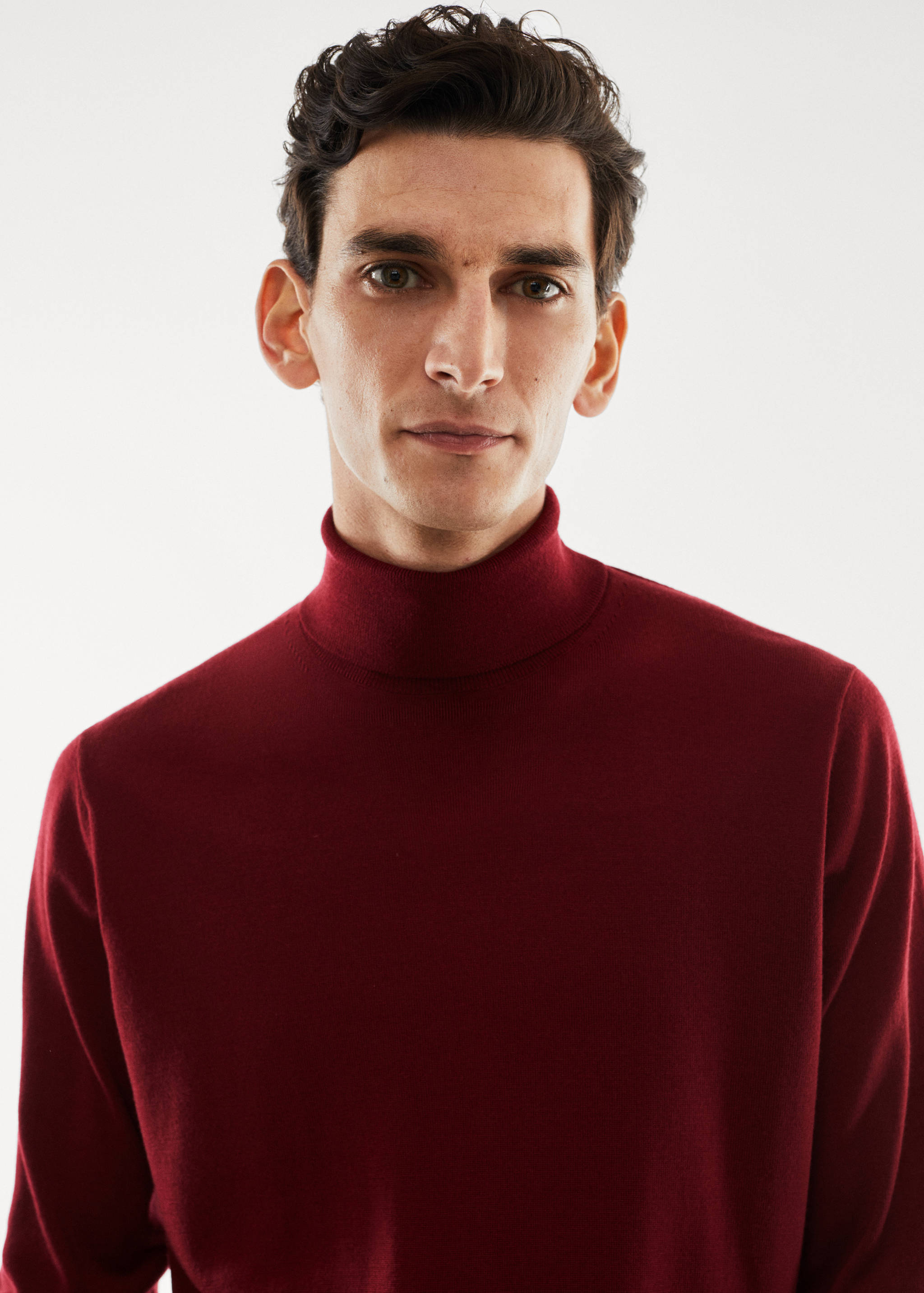 100% merino wool turtleneck sweater - Details of the article 1