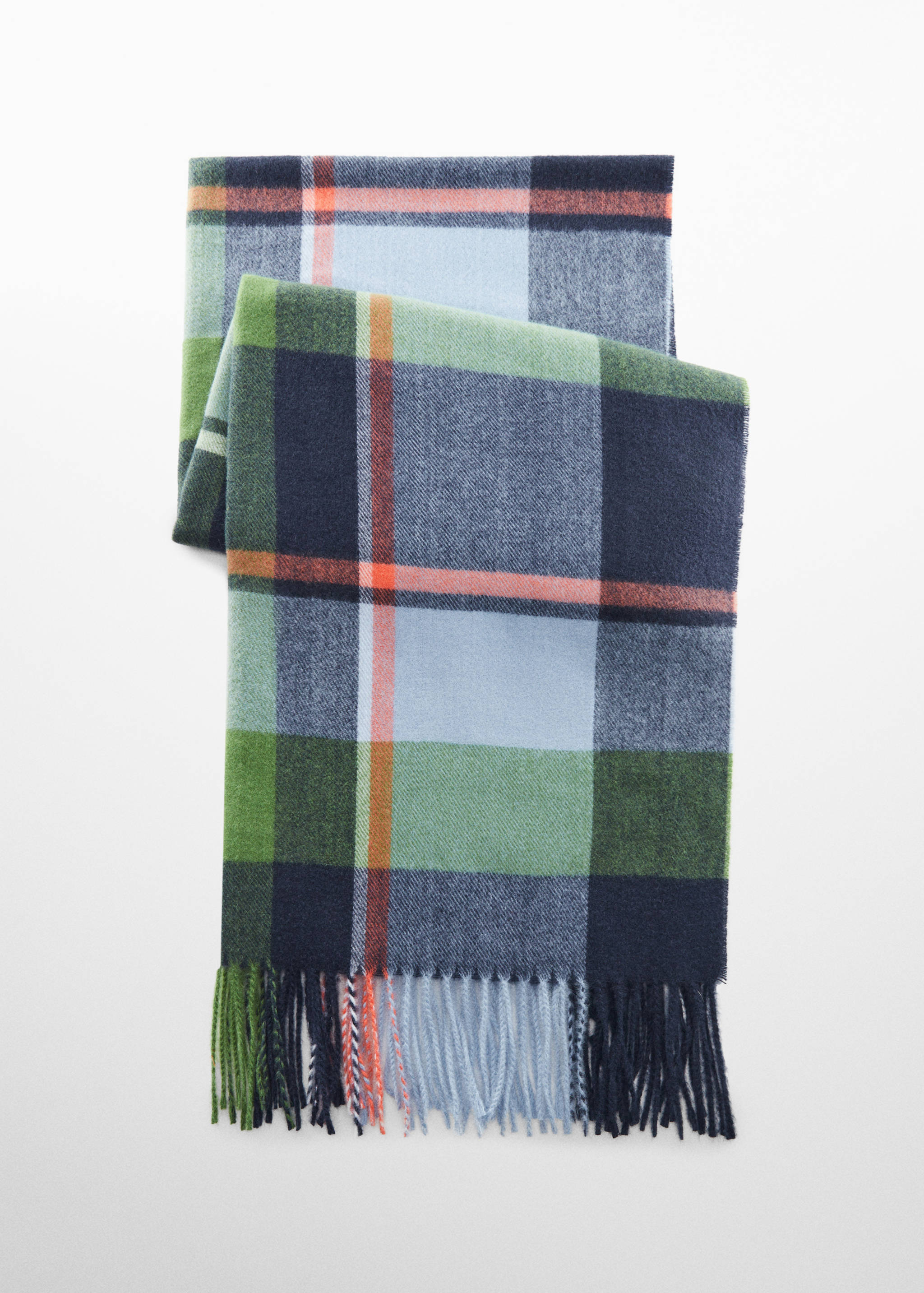 Plaid scarf - Article without model