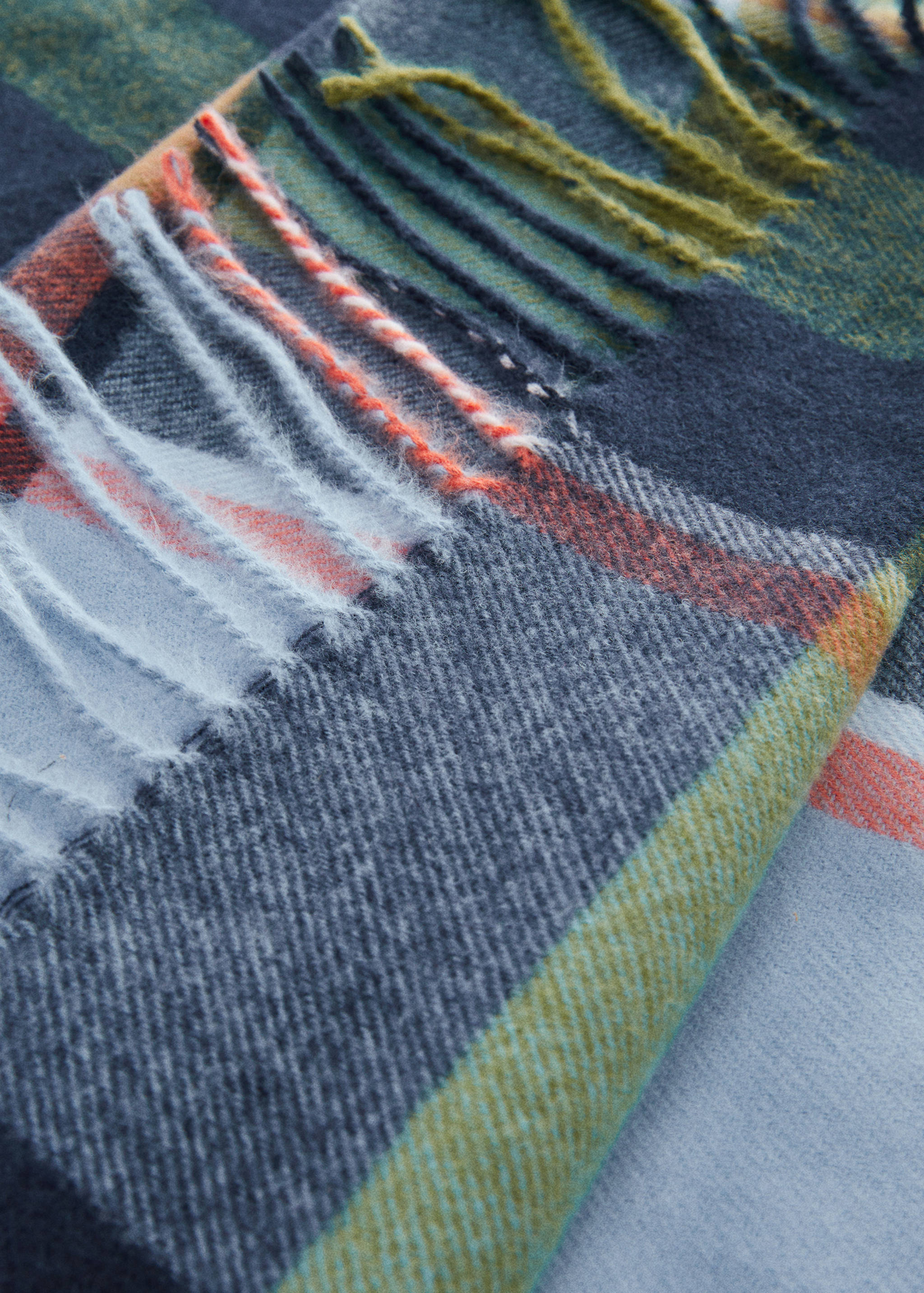 Plaid scarf - Medium plane