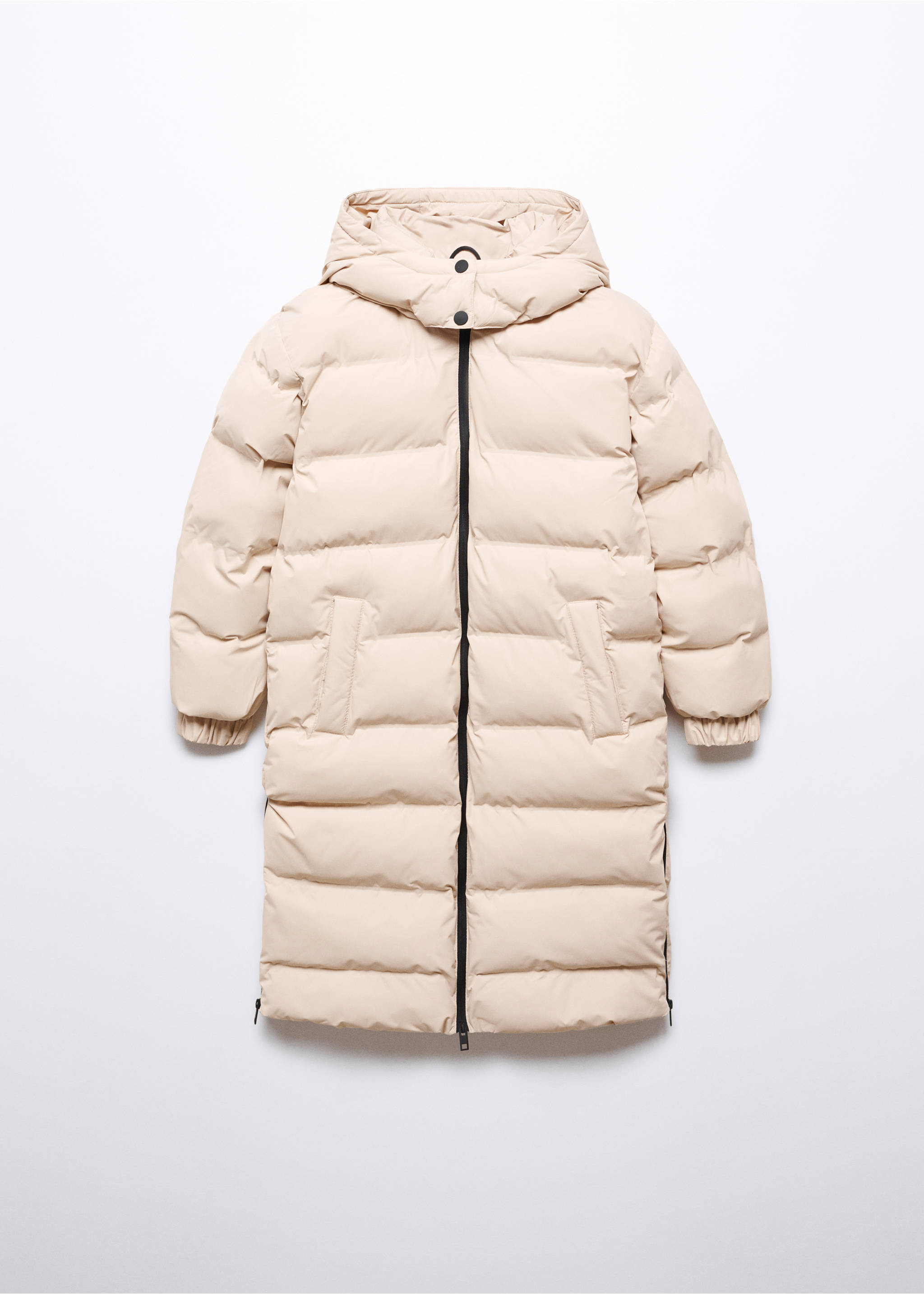 Anorak largo acolchado - Artículo sin modelo, Beige. Ref: 57005139-00.