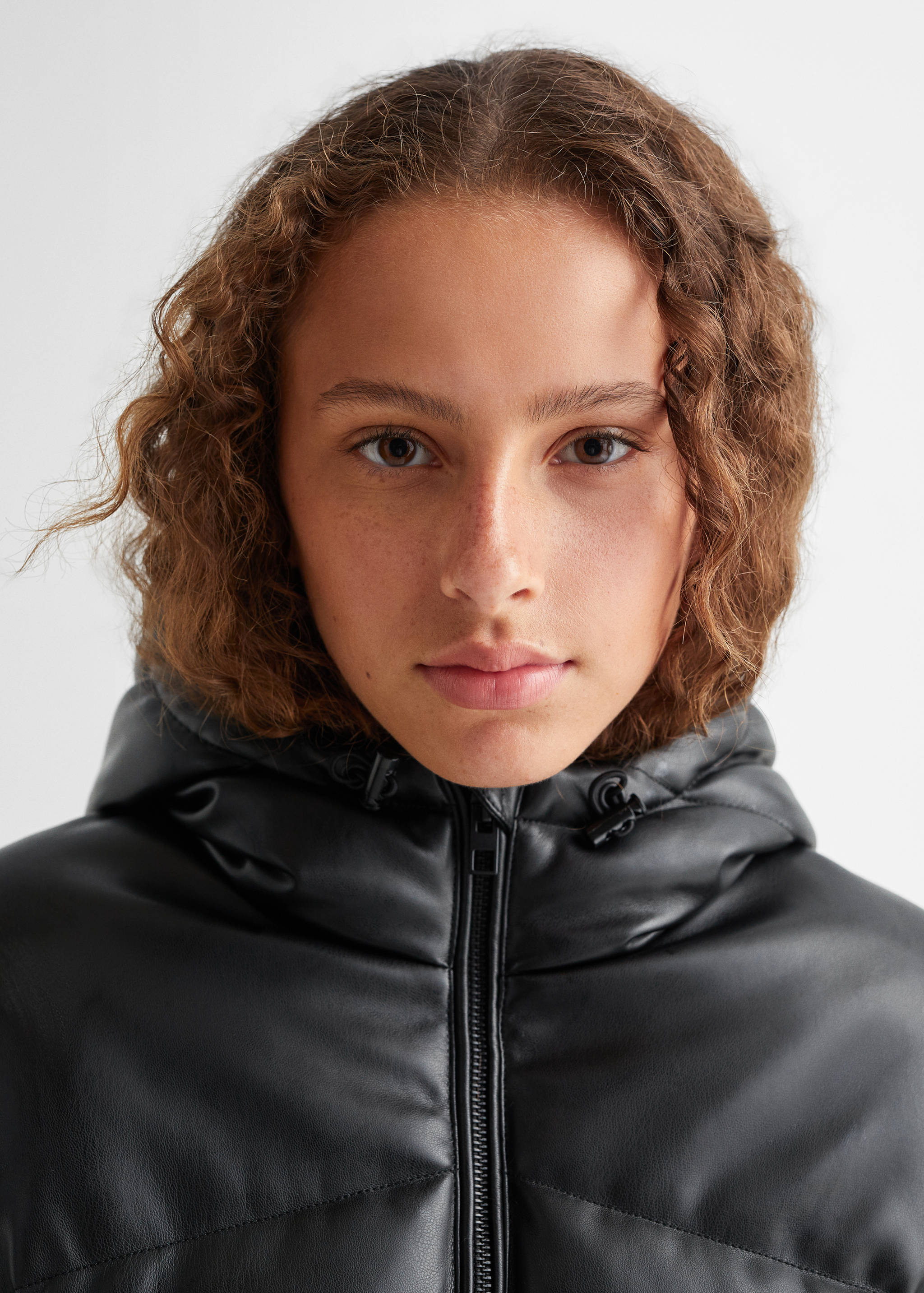 Anorak matelassé simili-cuir - Détail de l'article 1