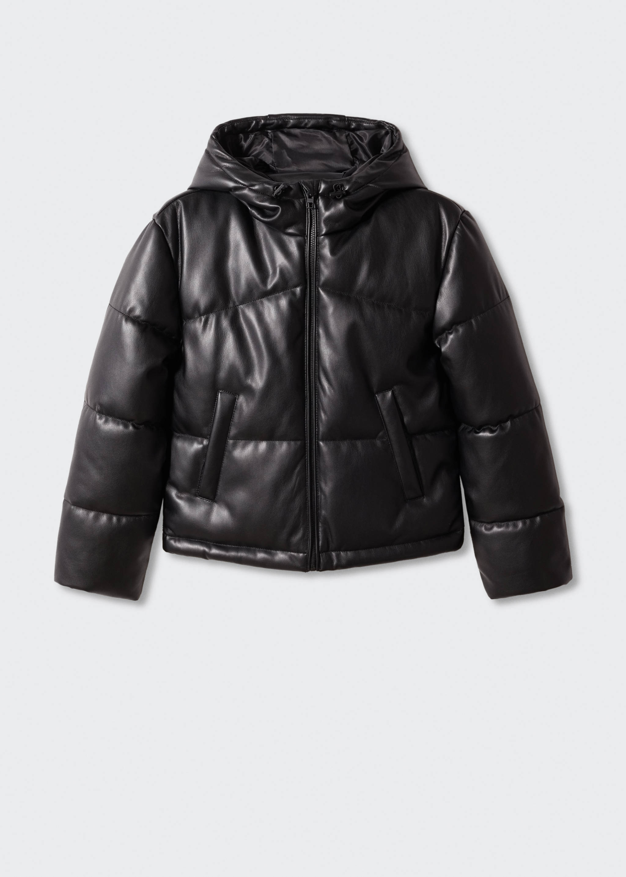 Anorak matelassé simili-cuir - Article sans modèle