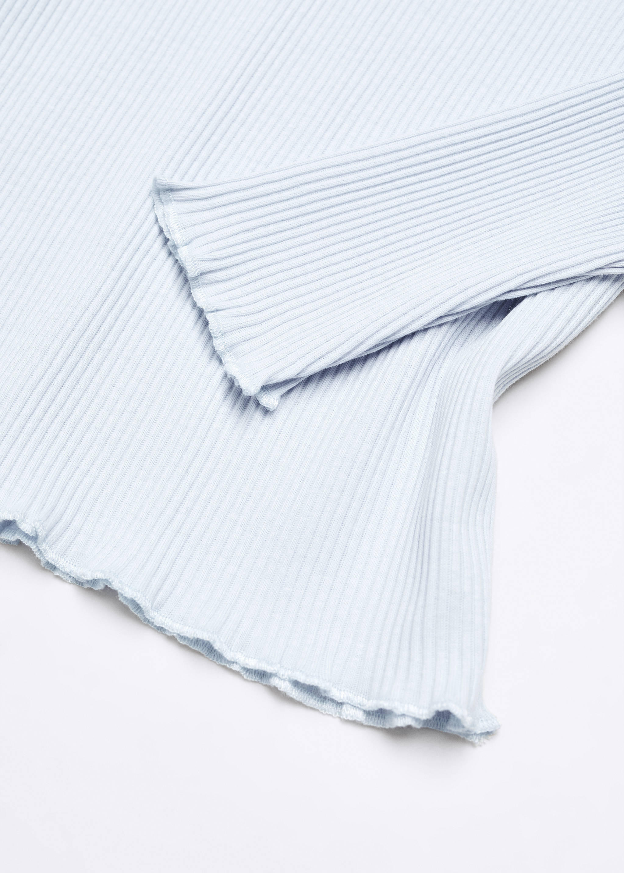 Camiseta canalé cuello alto - Detalle del artículo 8