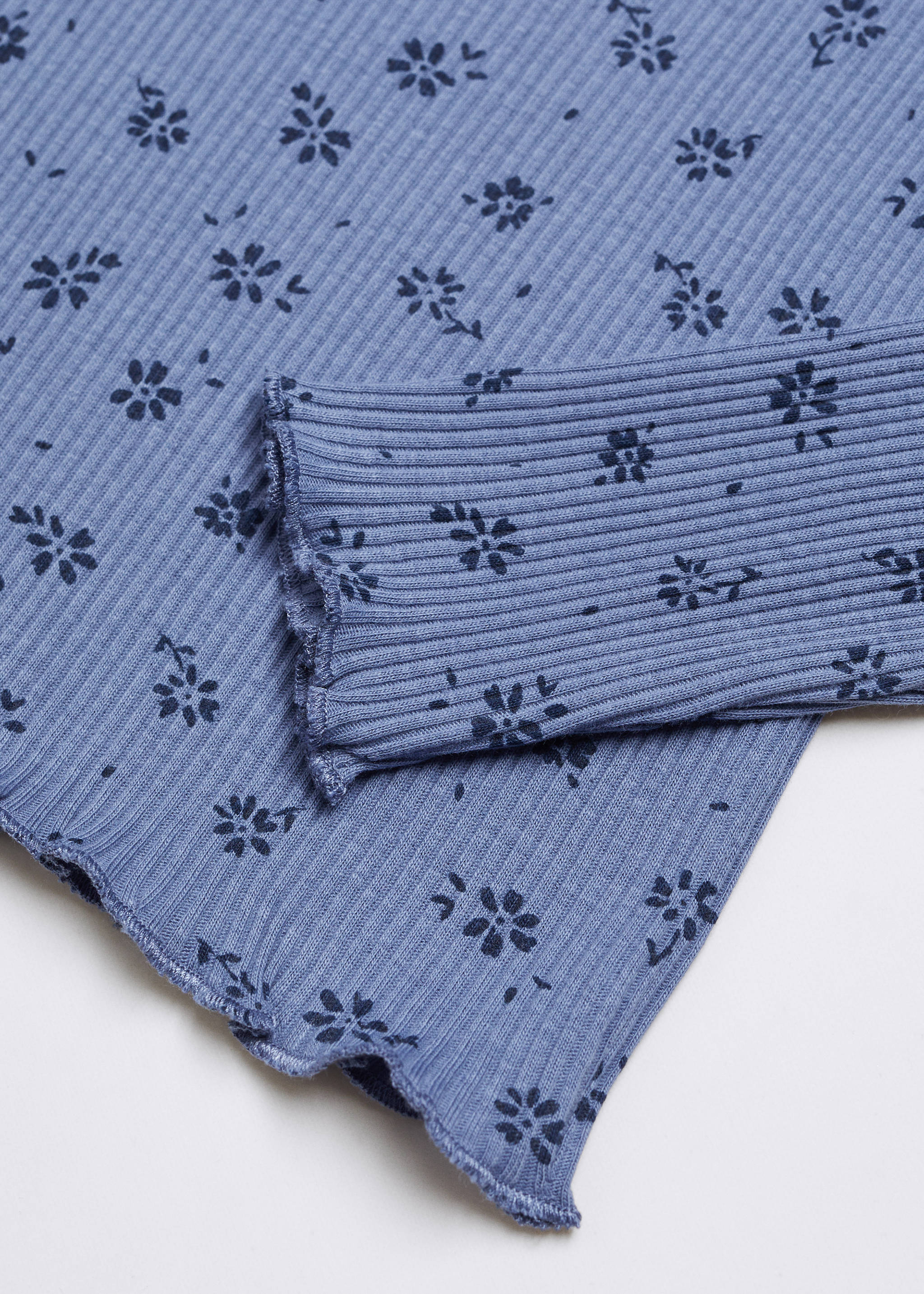 Camiseta canalé cuello alto - Detalle del artículo 8