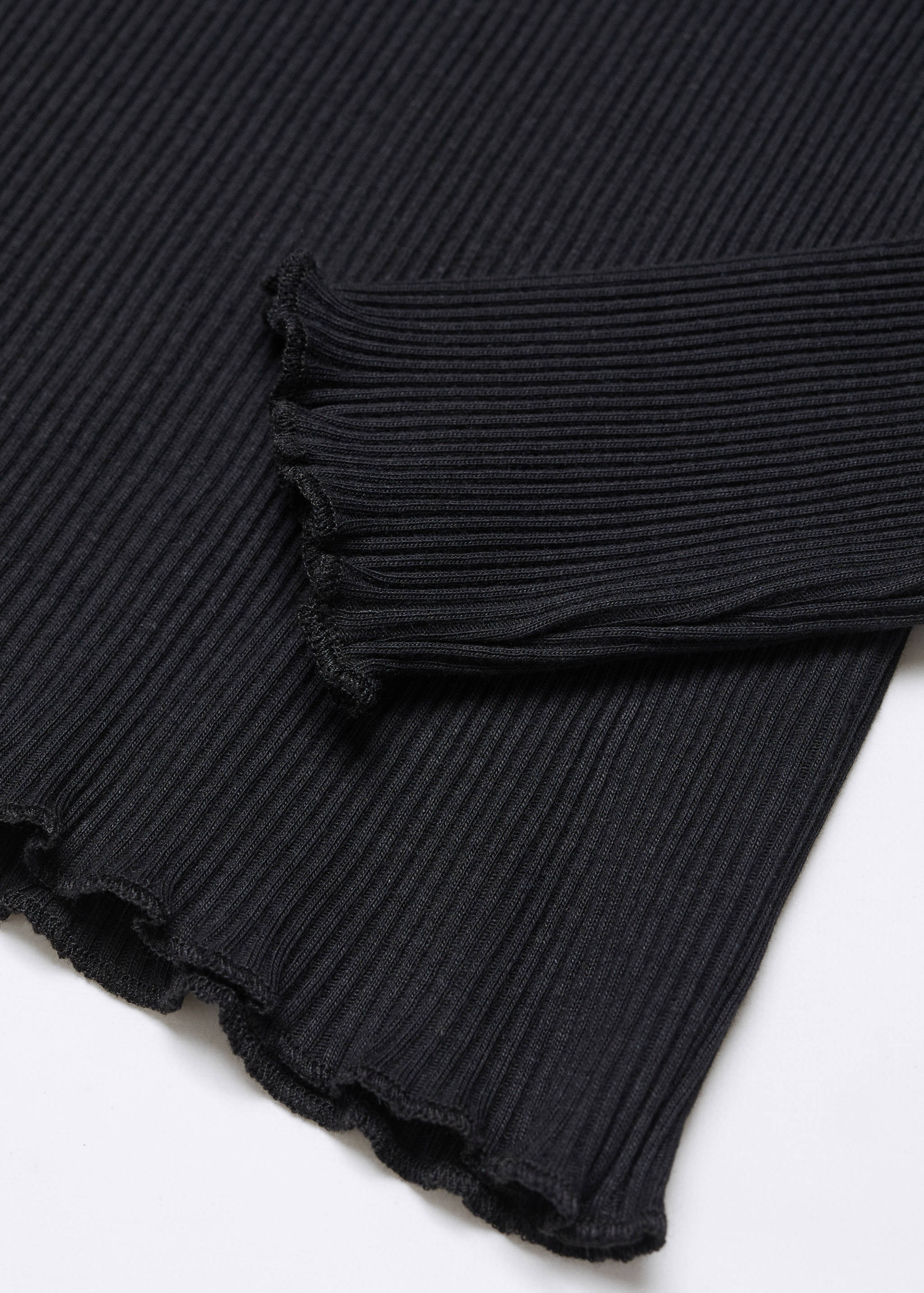 Camiseta canalé cuello alto - Detalle del artículo 8