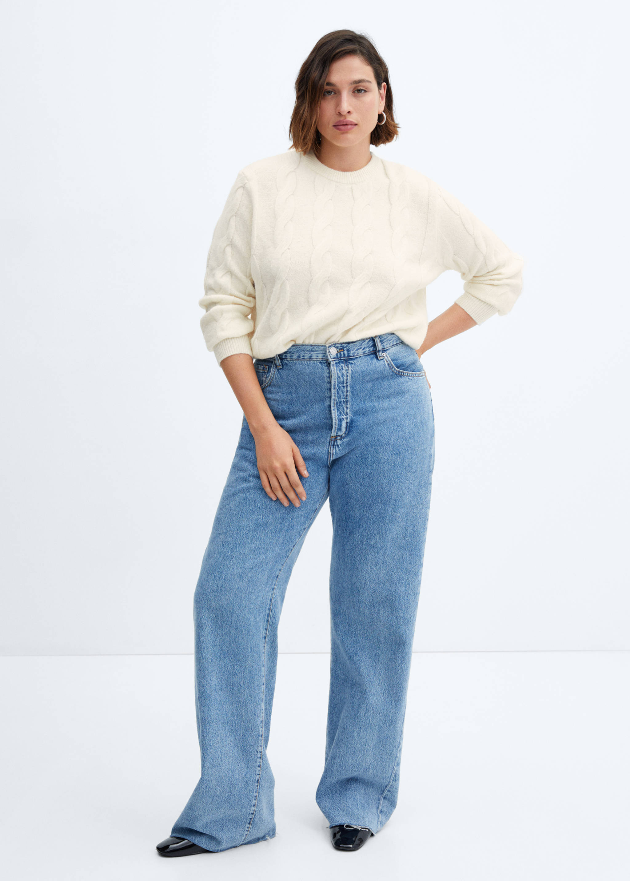 Cable-knit sweater - Details of the article 3