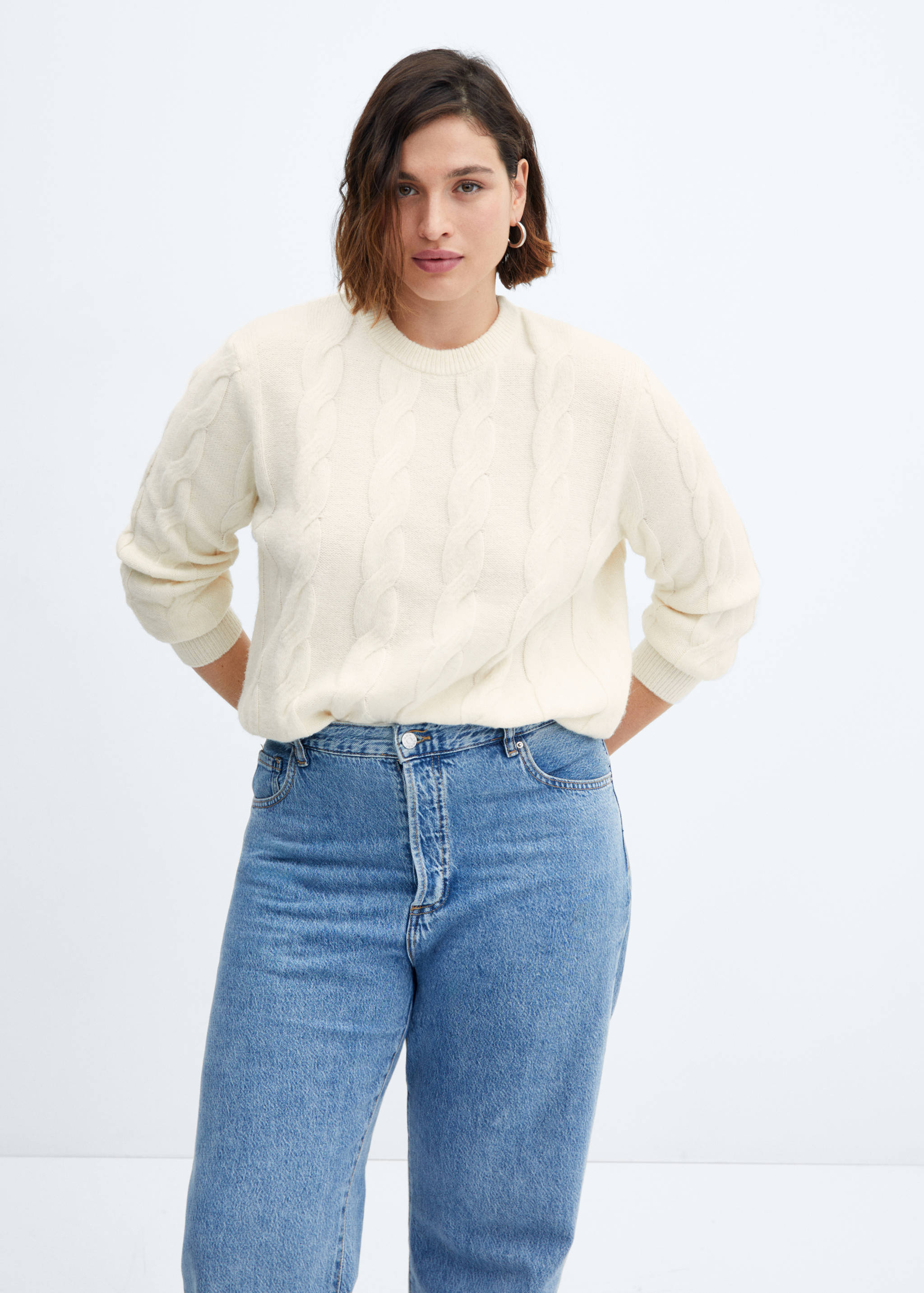 Cable-knit sweater - Details of the article 5