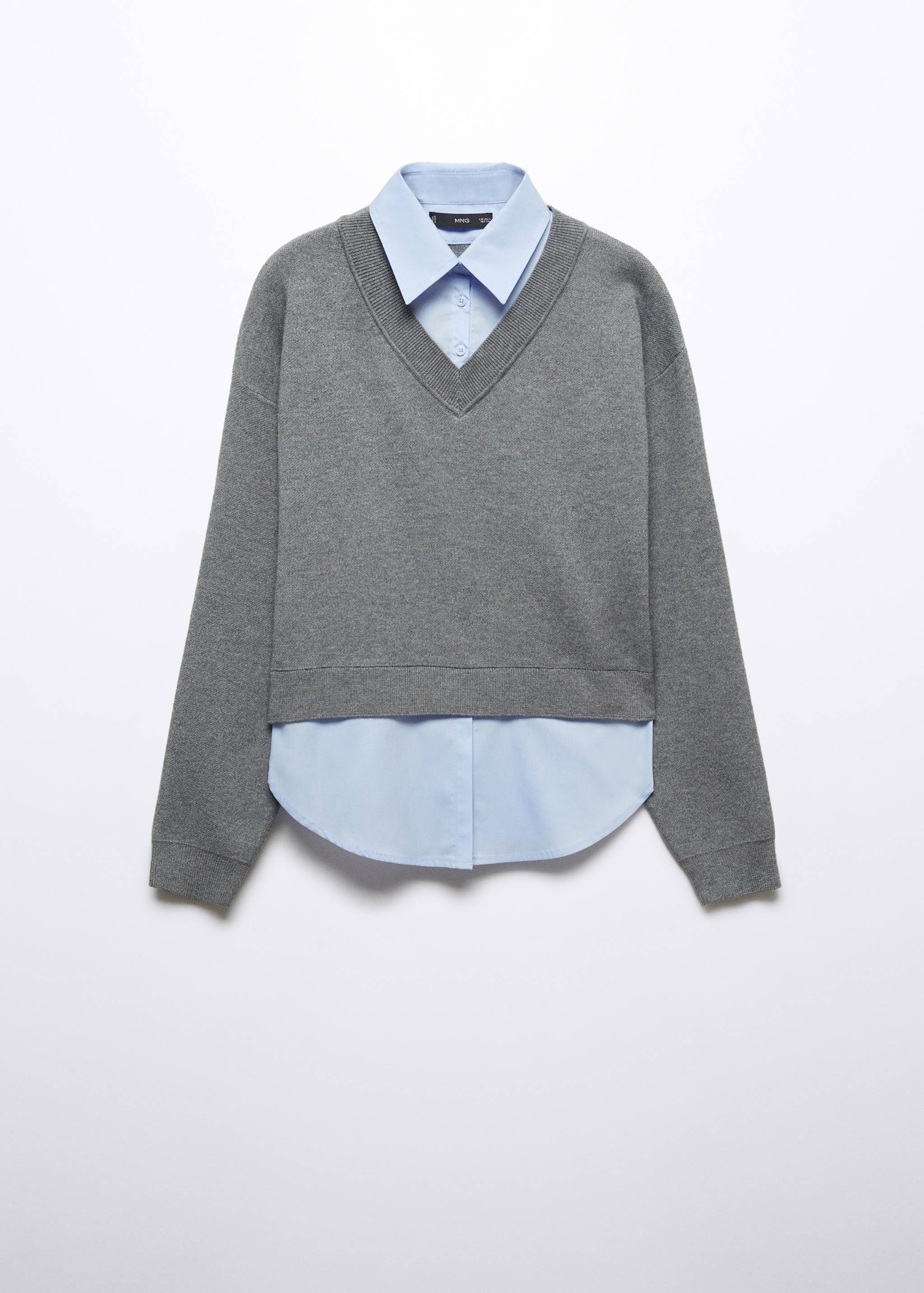 Pull-over chemise combiné - Article sans modèle