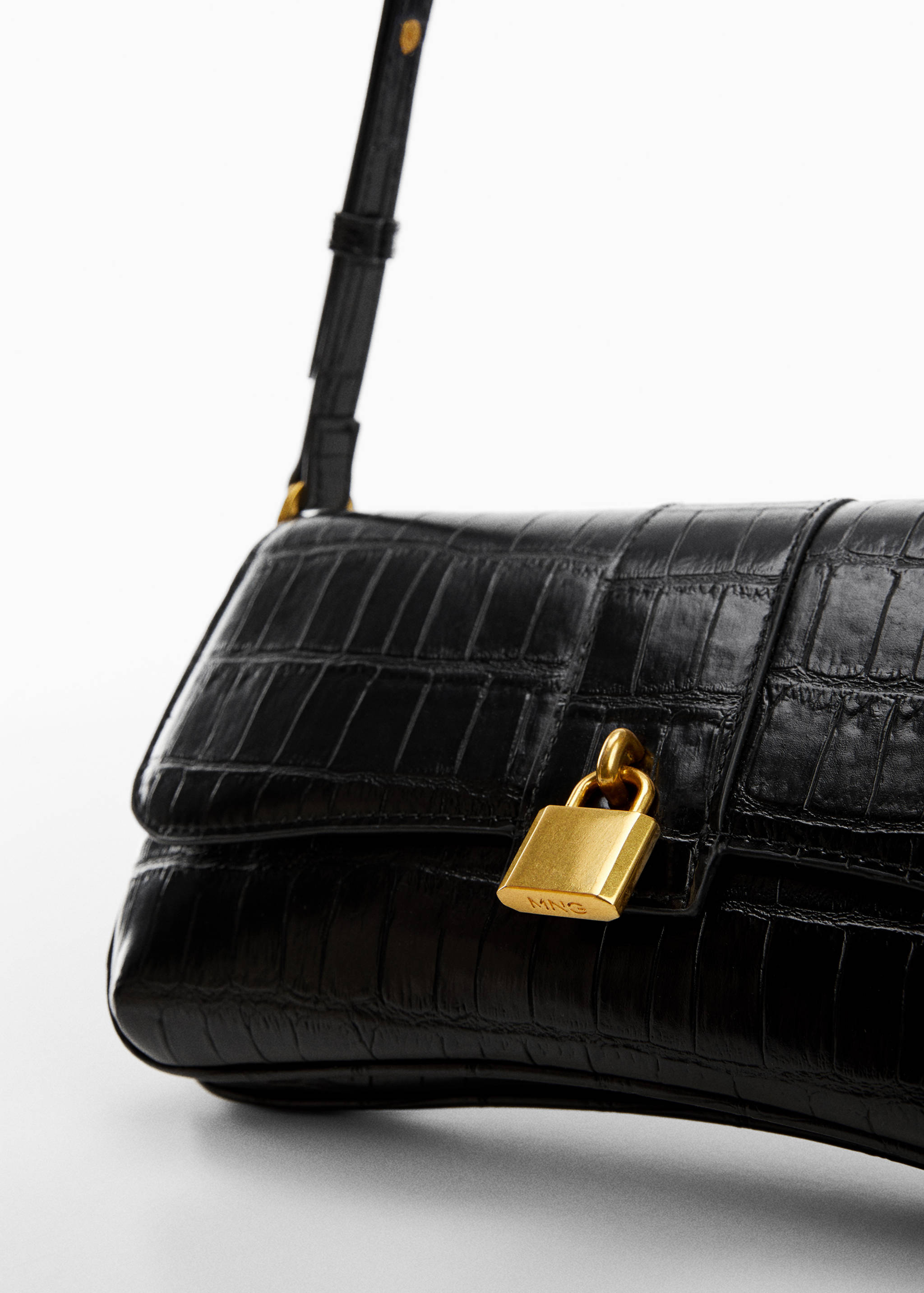 Sac porté épaule effet croco - Détail de l'article 1