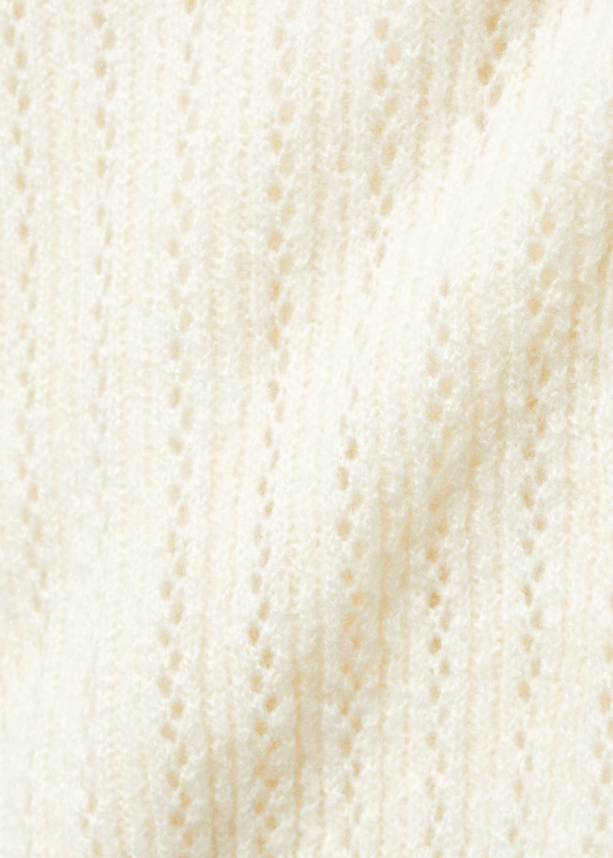 Panel sweater with lace design - Details of the article 8